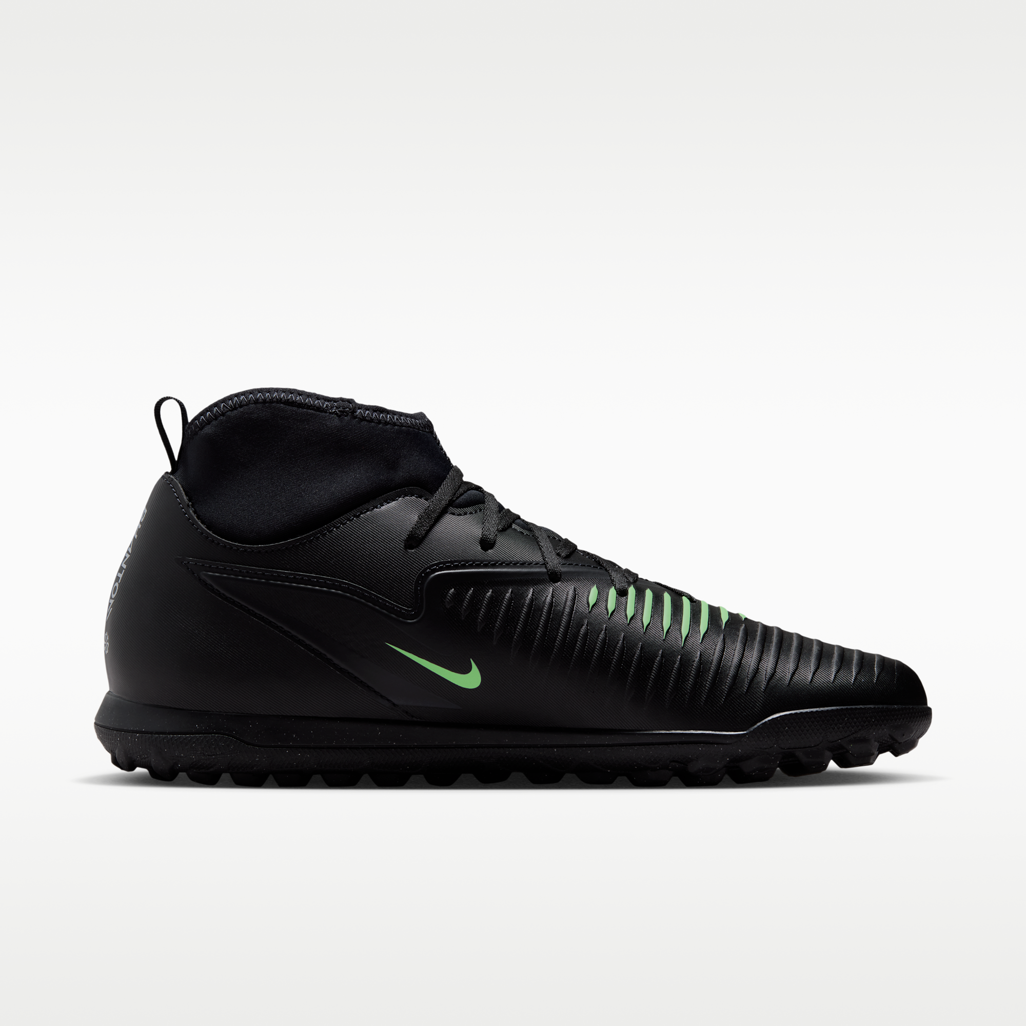 Nike Phantom 6 High Club - Μαύρο/Μαύρο/Illusion Green (HQ2276-001) - 3