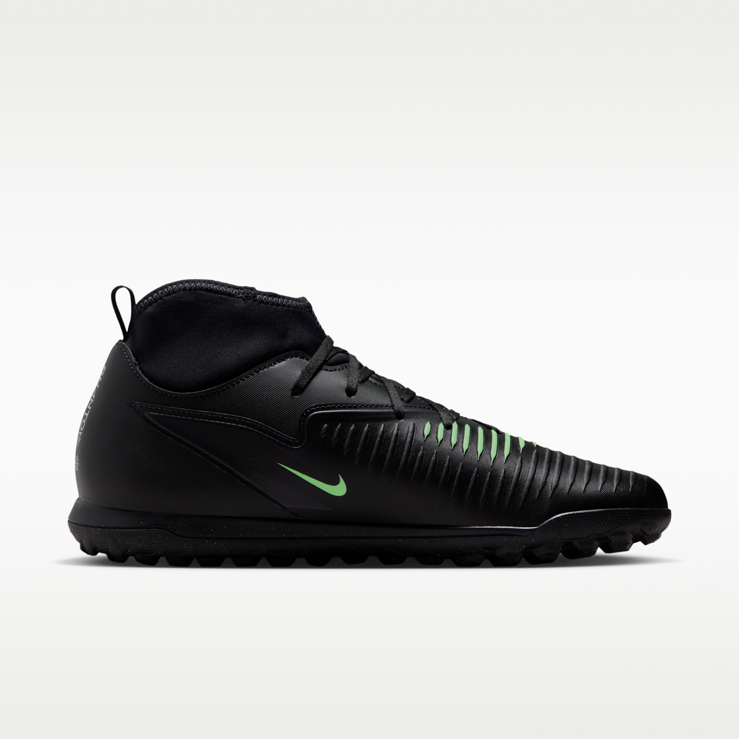 Nike Phantom 6 High Club - Μαύρο/Μαύρο/Illusion Green (HQ2276-001) - 3