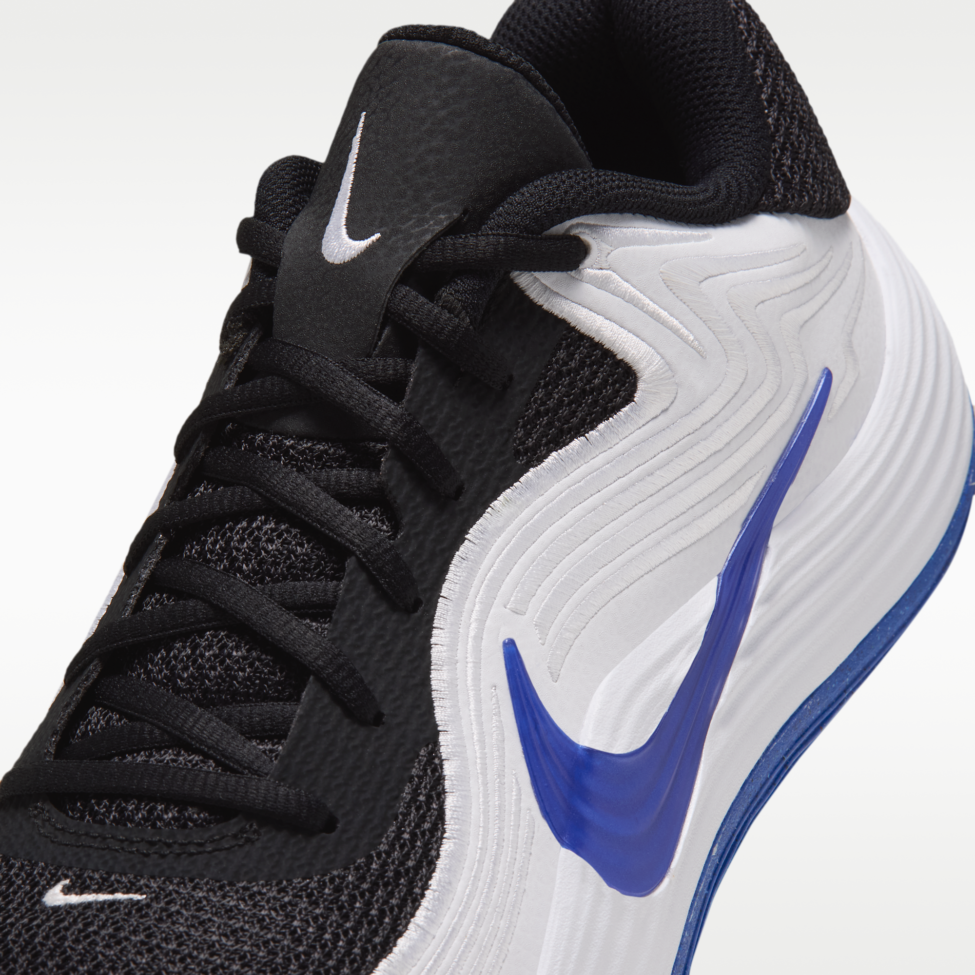 Nike Precision 8 Low - Μαύρο/Λευκό/Racer Blue/Racer Blue - 7