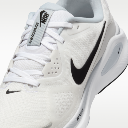 Nike Structure 26 - Λευκό/Pure Platinum/Μαύρο - 7
