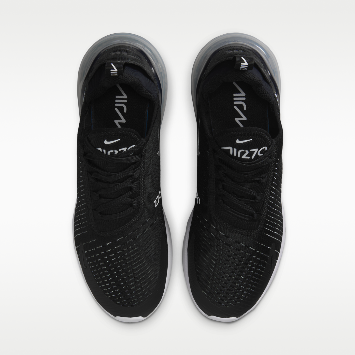 Nike Air Max 270 - Μαύρο/Λευκό/Metallic Silver - 4