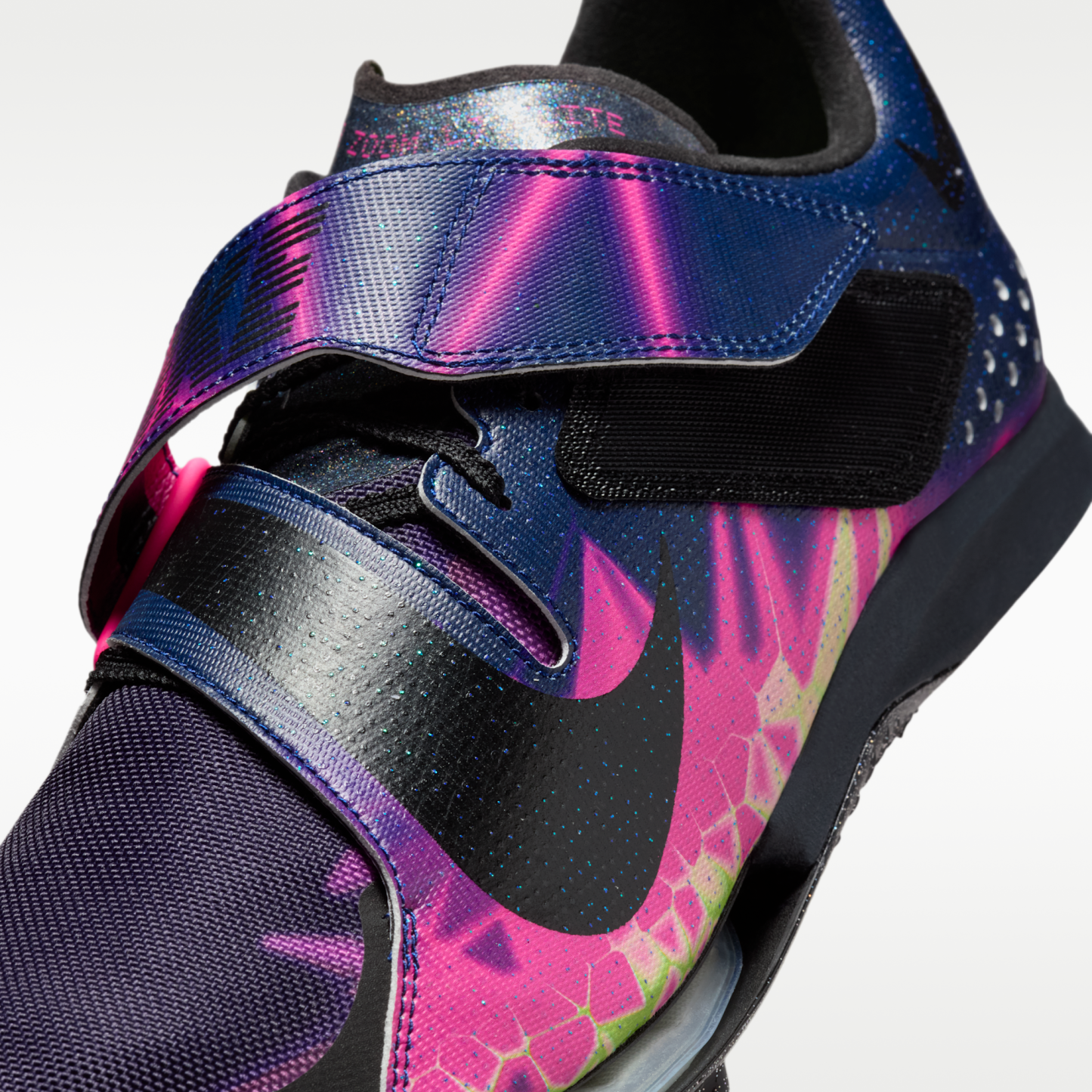 Nike Long Jump Elite Glam - Pink Blast/Blue Void/Electric Green/Μαύρο - 8