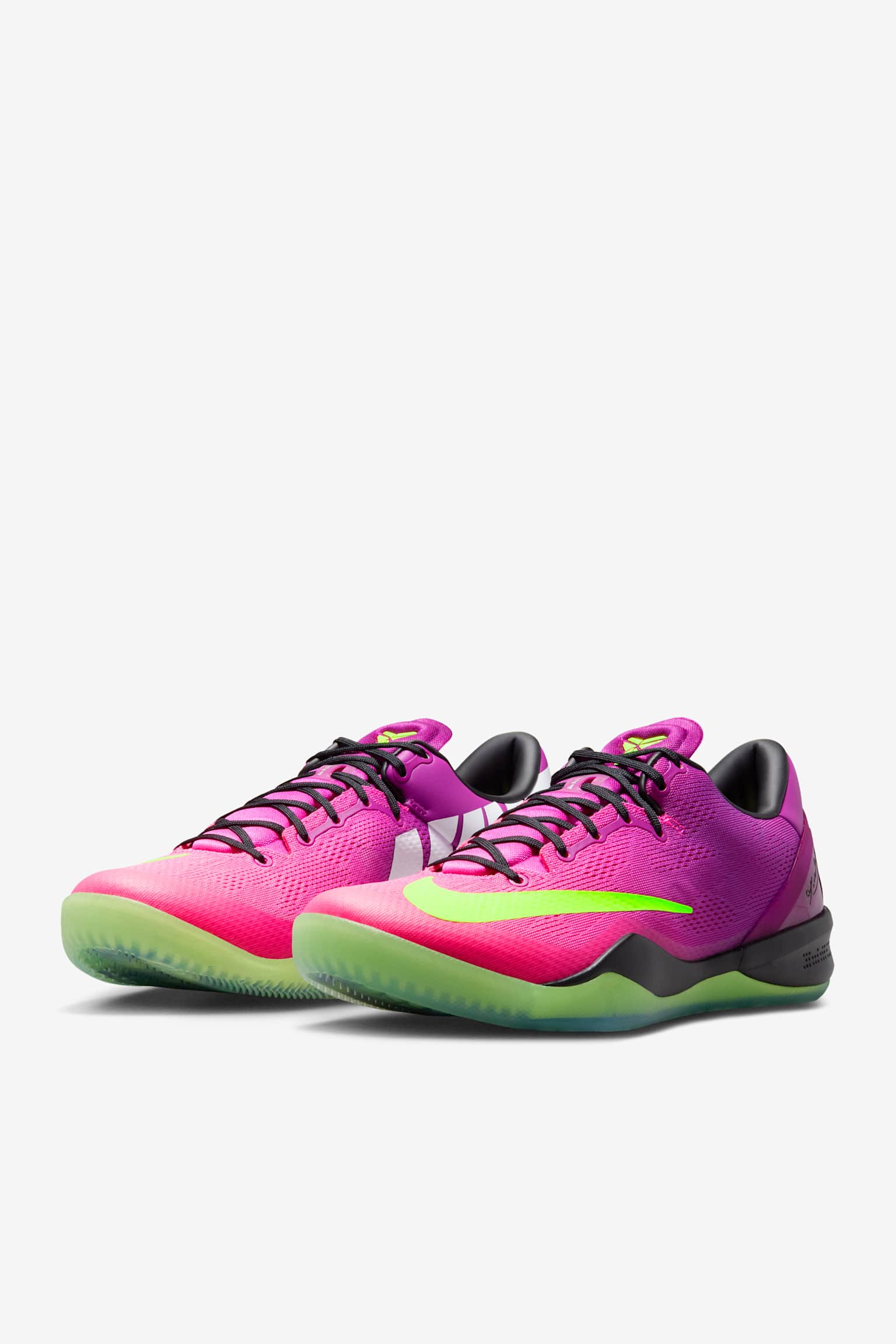 Kobe 8 Protro "Mambacurial" - Red Plum/Pink Flash/Electric Green - 7