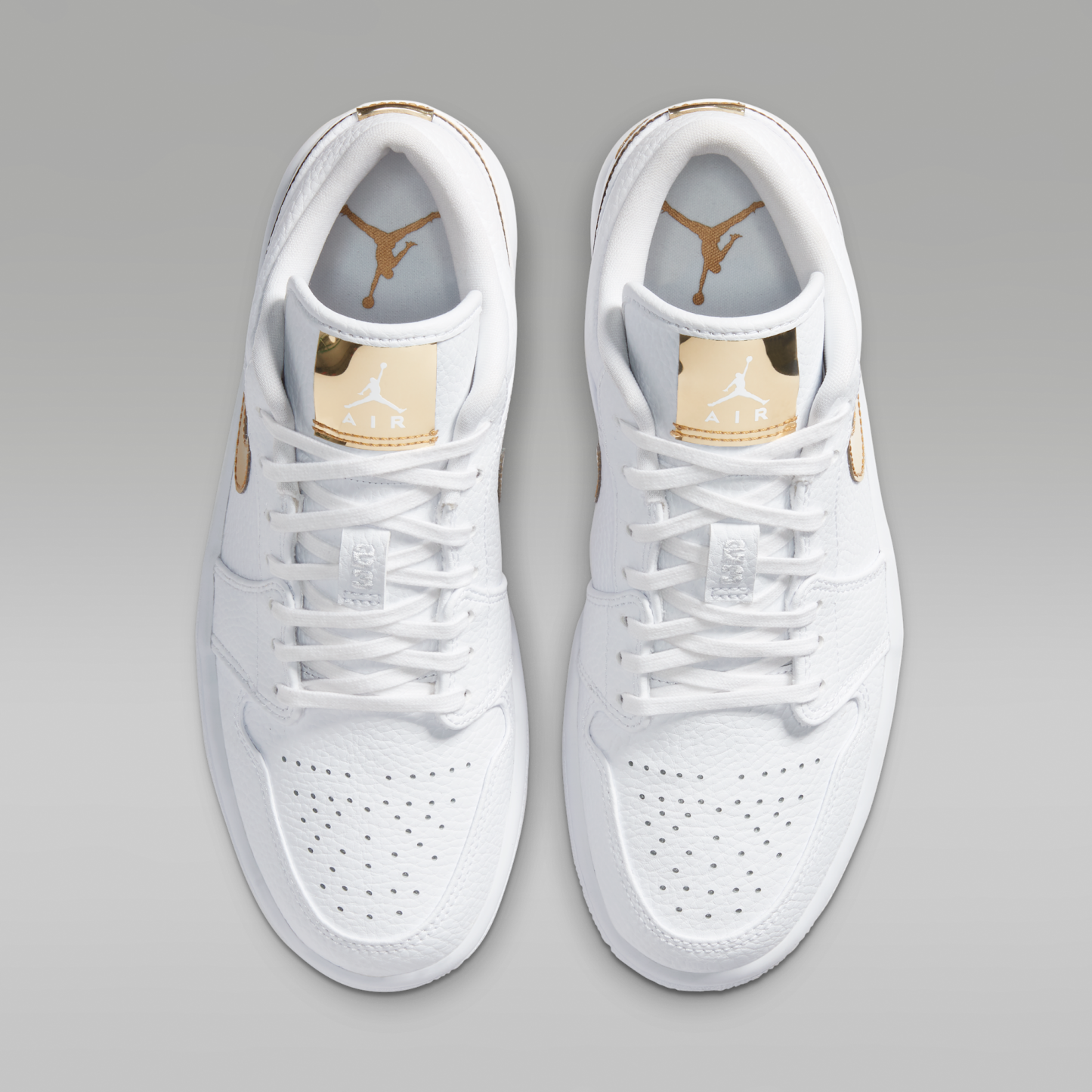 Air Jordan 1 Low SE - Λευκό/Λευκό/Metallic Gold - 4