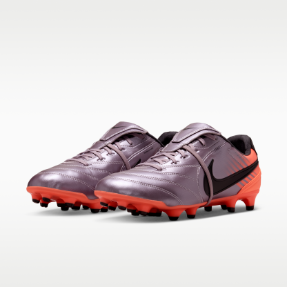 Nike Tiempo Ligera Pro - Bleached Lilac/Total Orange/Μαύρο - 5