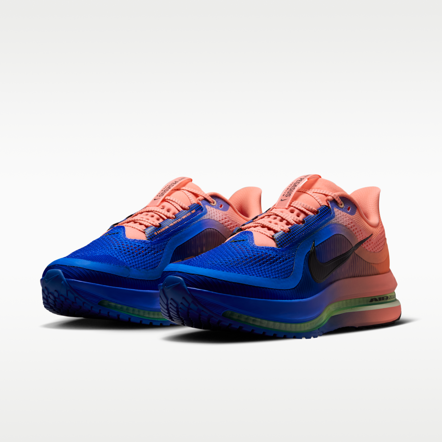 Nike Pegasus Premium - Racer Blue/Atomic Pink/Volt Tint/Μαύρο - 5