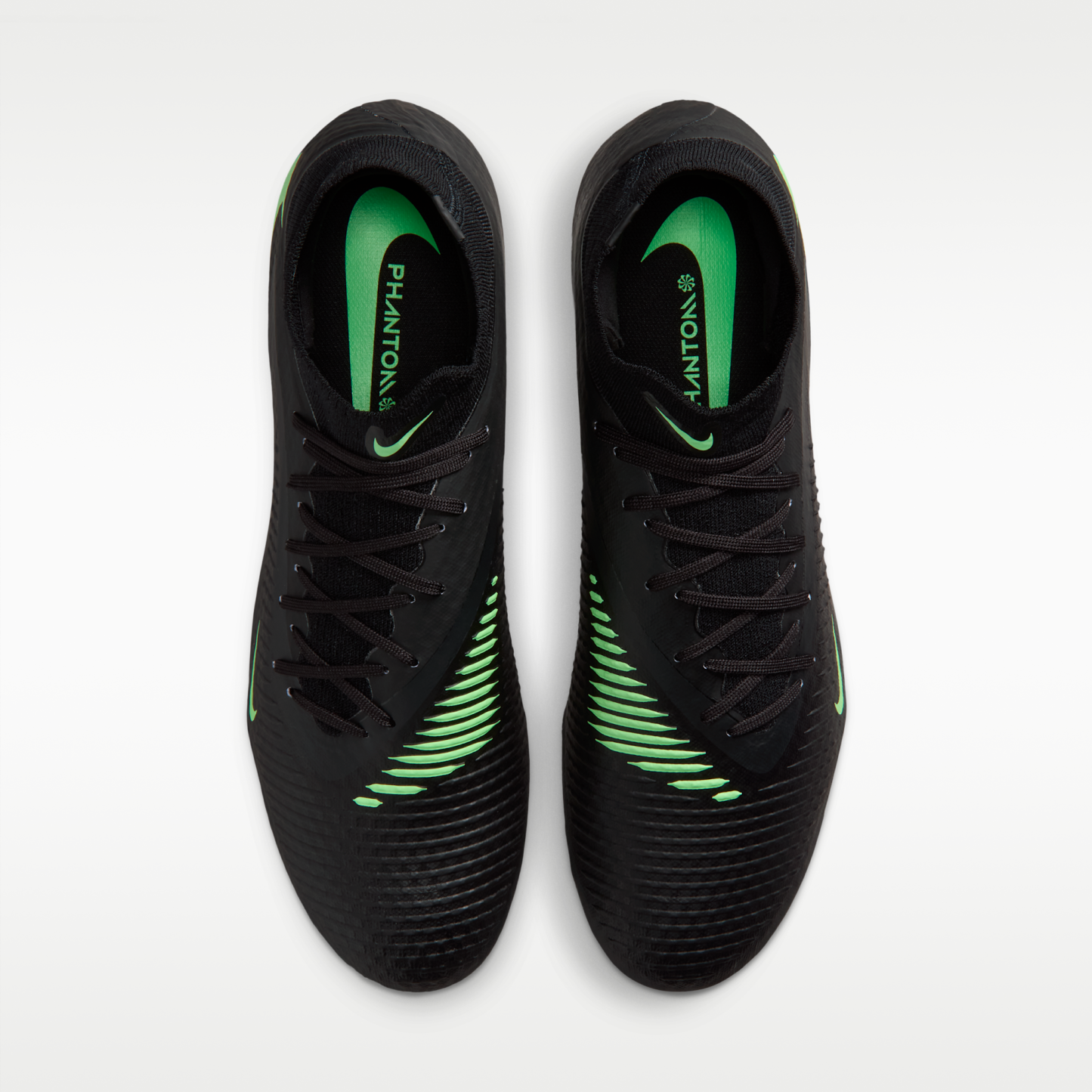 Nike Phantom 6 High Academy - Μαύρο/Μαύρο/Illusion Green - 4