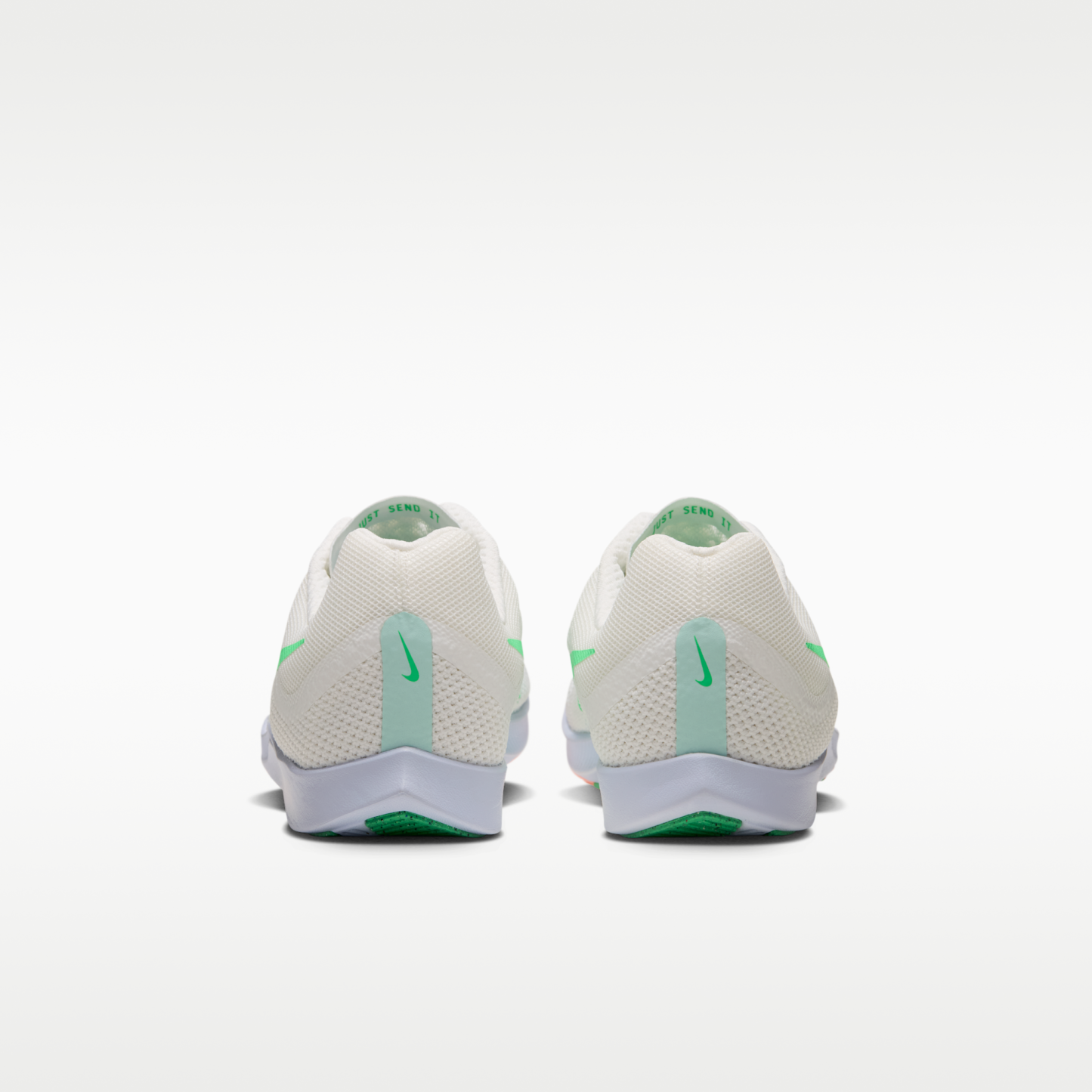 Nike Zoom Rival Distance - Summit White/Palest Purple/Atomic Pink/Electro Green - 6