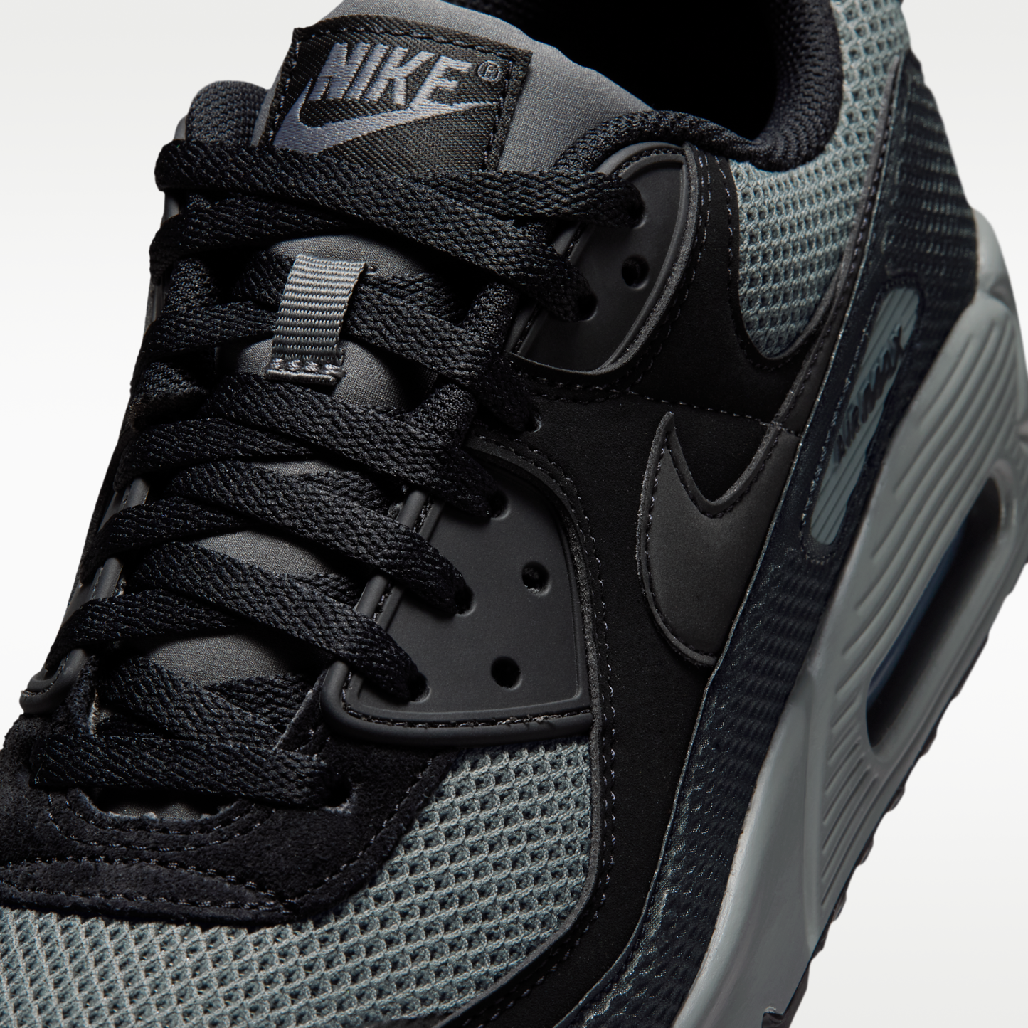 Nike Air Max 90 Premium - Μαύρο/Iron Grey/Cool Grey/Μαύρο - 7