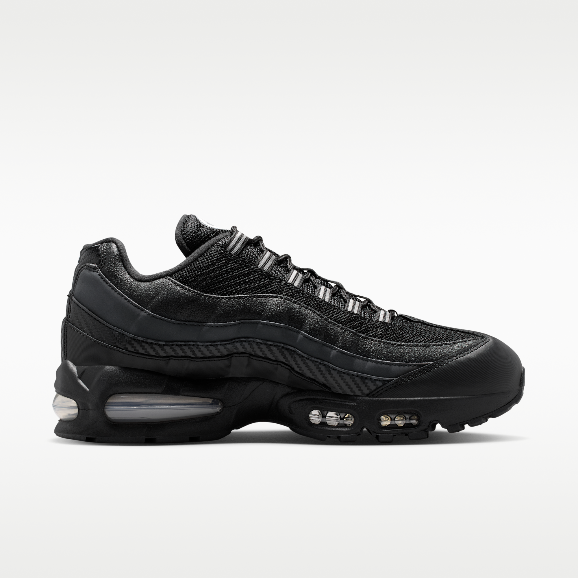 Nike Air Max 95 Big Bubble - Μαύρο/Metallic Silver/Cool Grey/Λευκό - 3