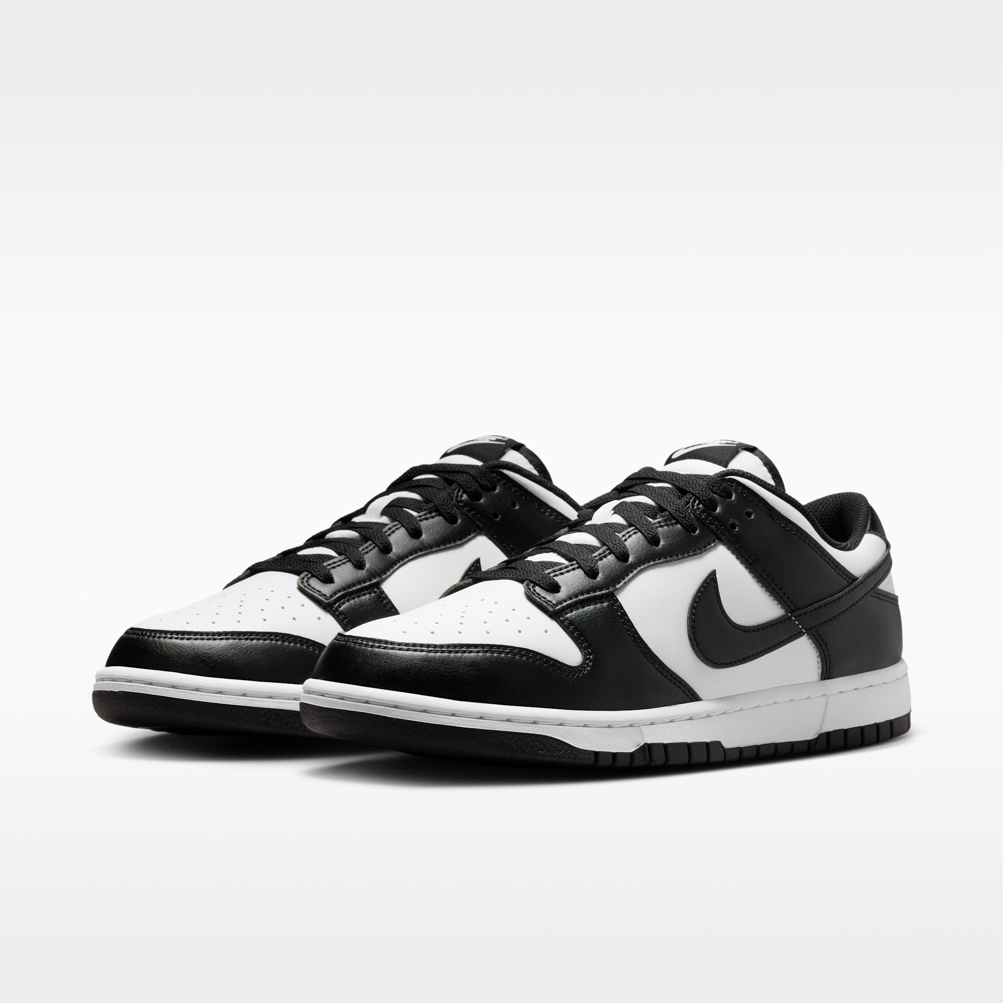 Nike Dunk Low Retro - Λευκό/Λευκό/Μαύρο - 5