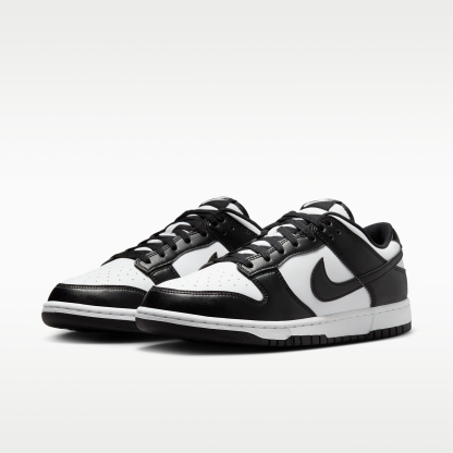 Nike Dunk Low Retro - Λευκό/Λευκό/Μαύρο - 5