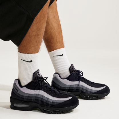 Nike Air Max 95 Big Bubble Premium - Μαύρο/Dark Smoke Grey/Smoke Grey/Canyon Purple - 9