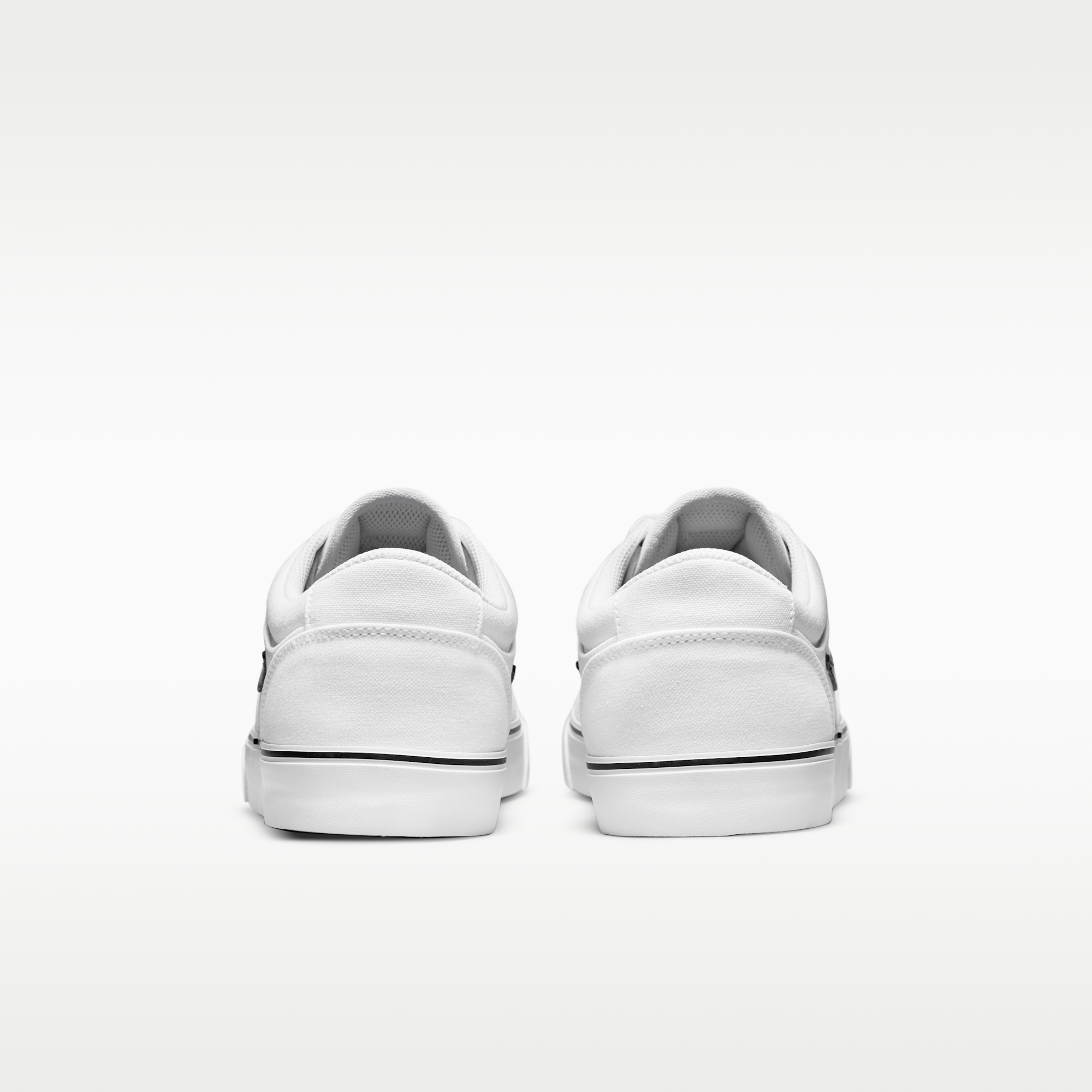 Nike SB Chron 2 Canvas - Λευκό/Λευκό/Μαύρο - 6
