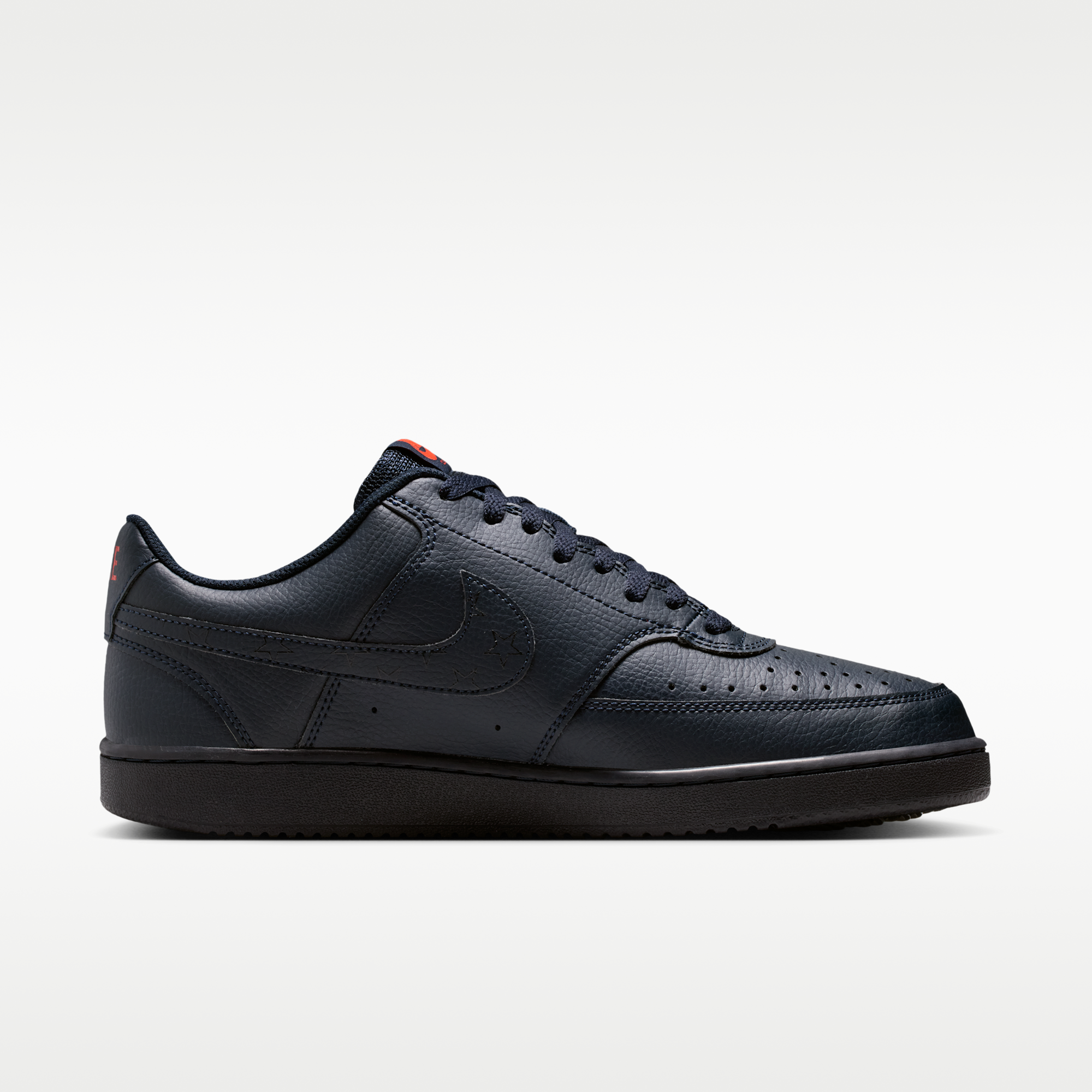 Nike Court Vision Low Next Nature - Dark Obsidian/Picante Red/Dark Obsidian - 3