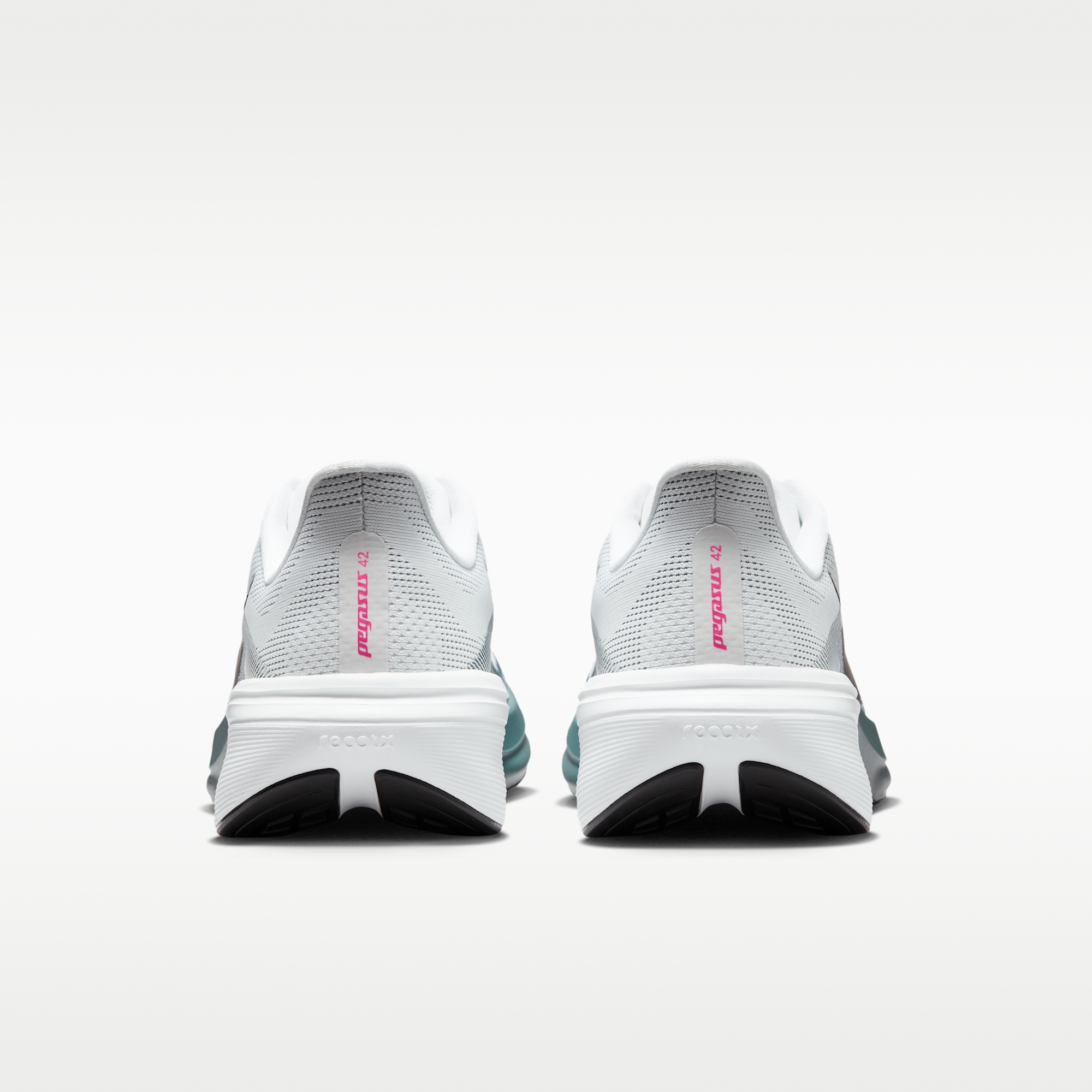 Nike Pegasus 42 - Λευκό/Mineral Slate/Hyper Pink/Μαύρο - 6