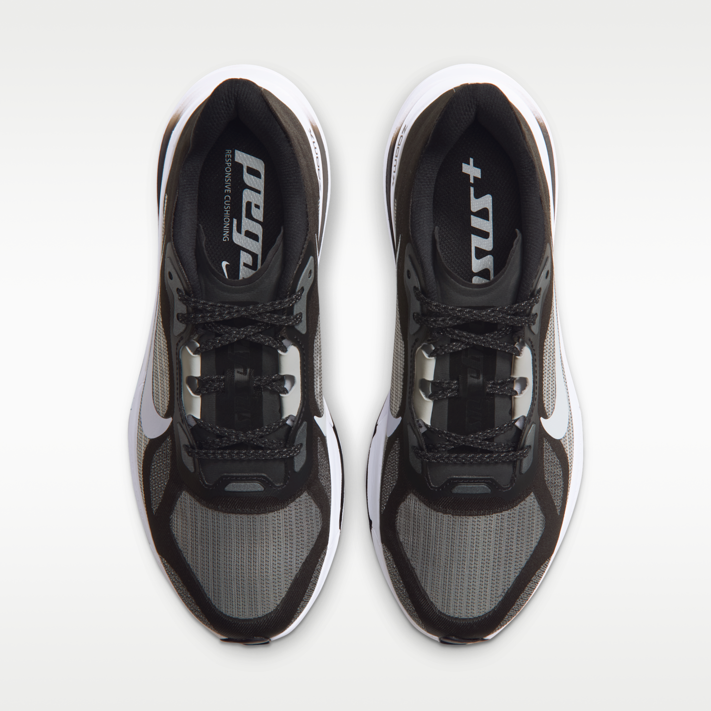 Nike Pegasus Plus 2 - Μαύρο/Smoke Grey/Λευκό - 4