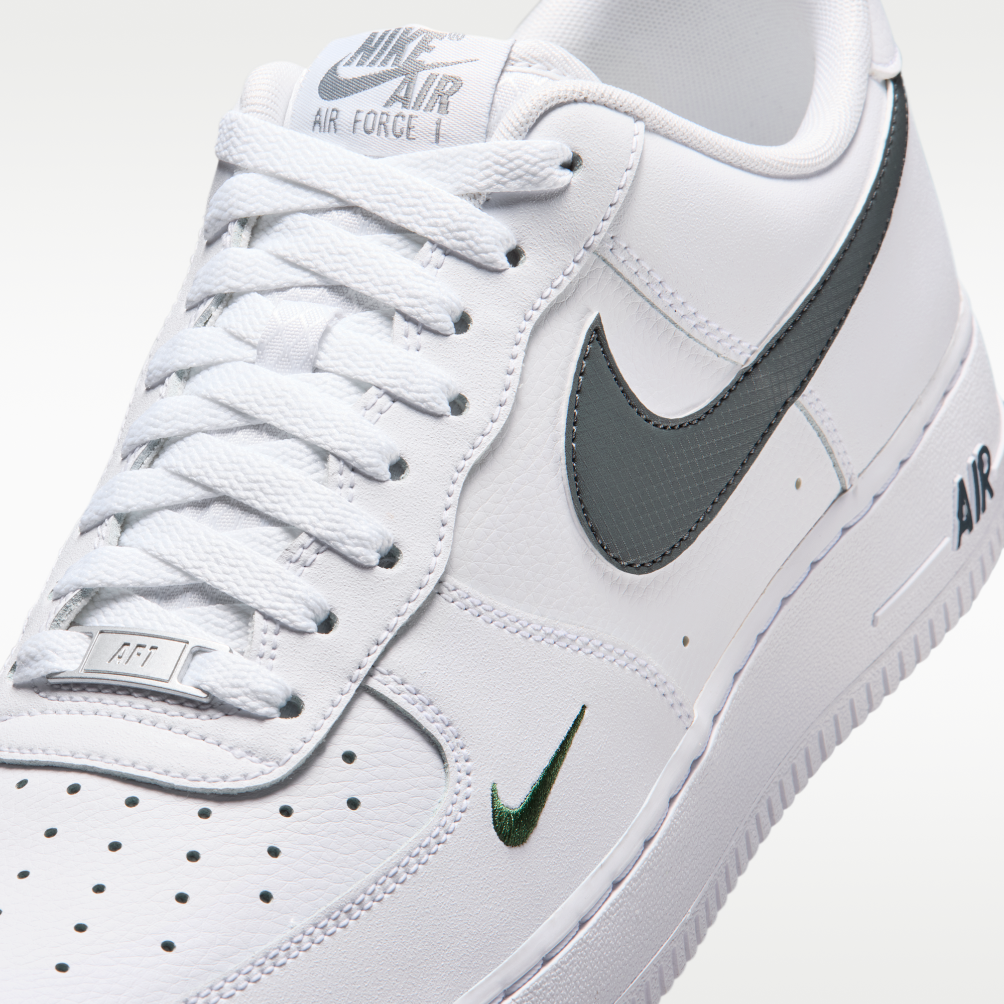 Nike Air Force 1 '07 - Λευκό/Fir/Cool Grey/Cool Grey - 7