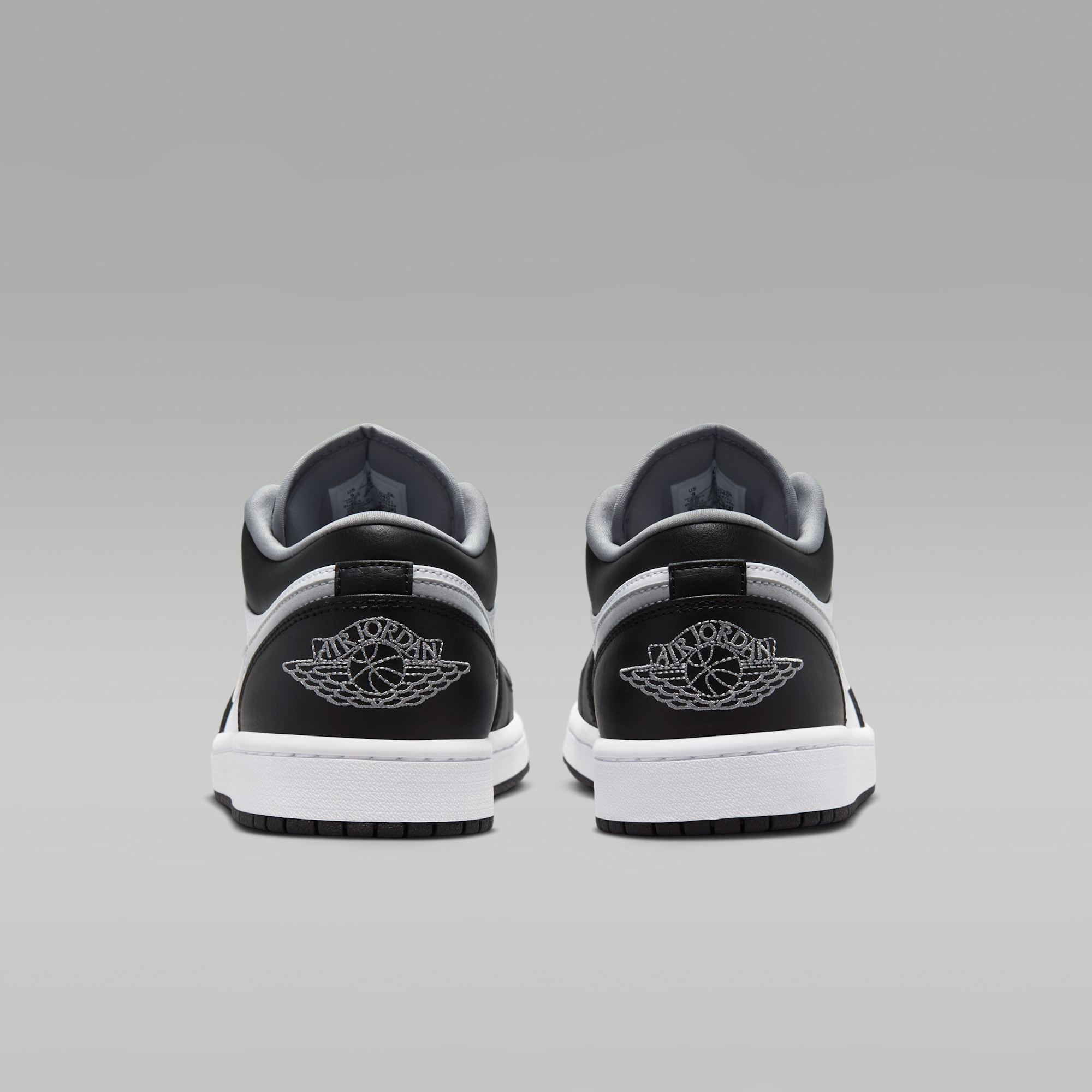 Air Jordan 1 Low - Μαύρο/Λευκό/Particle Grey - 6