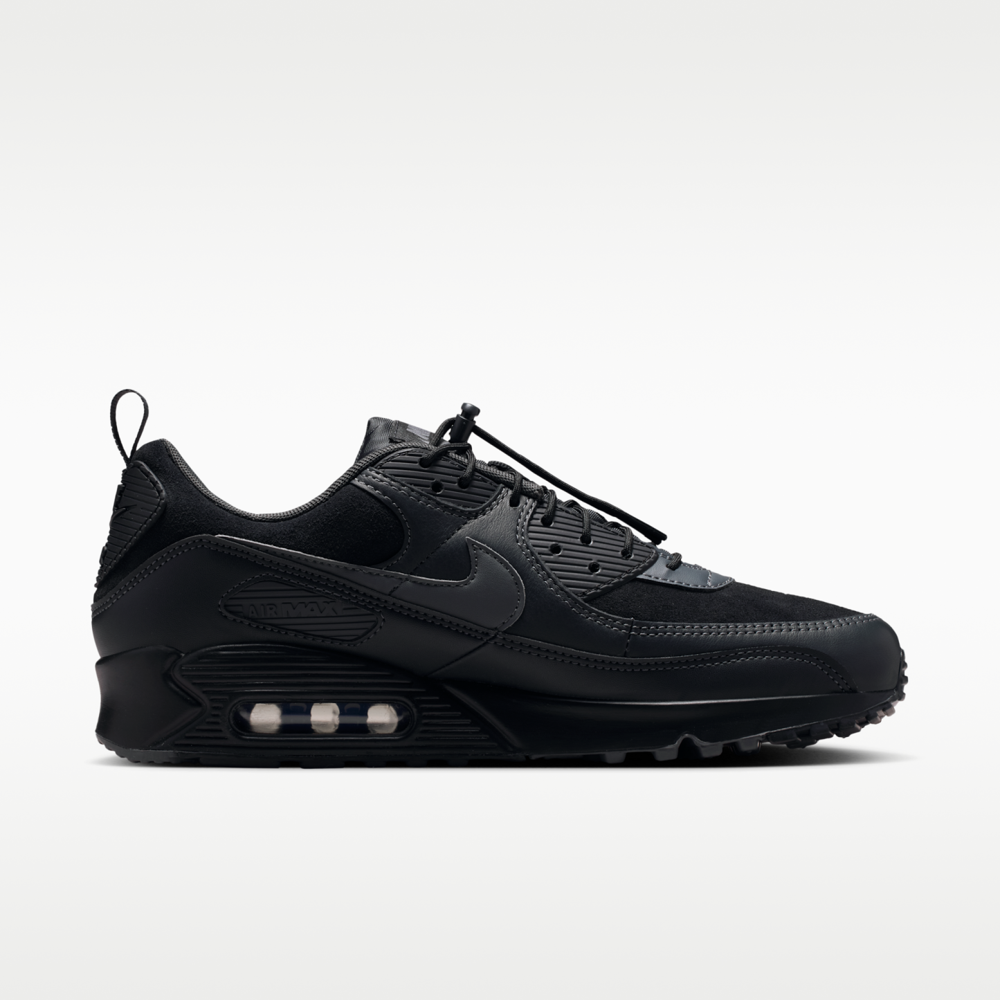 Nike Air Max 90 - Μαύρο/Anthracite/Dark Smoke Grey/Iron Grey - 3