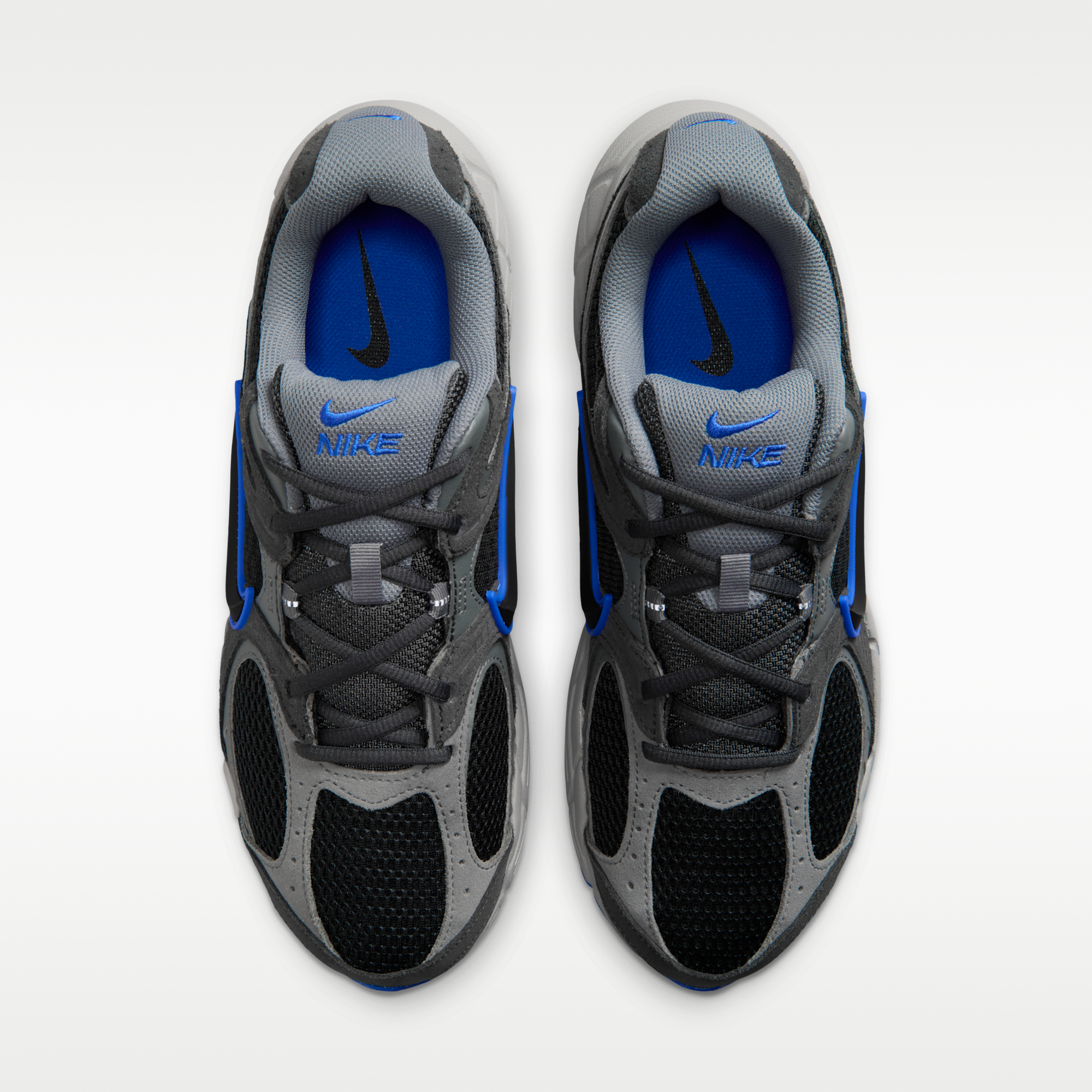 Nike V5 RNR Suede - Smoke Grey/Anthracite/Racer Blue/Μαύρο - 4