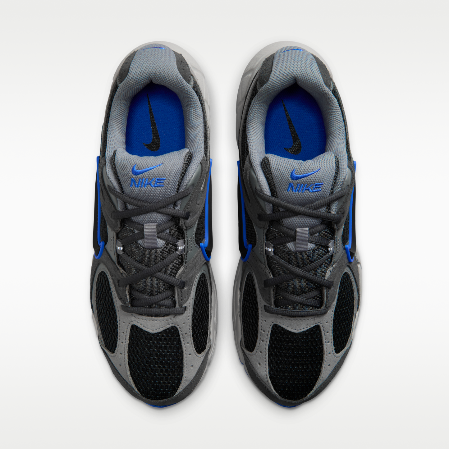 Nike V5 RNR Suede - Smoke Grey/Anthracite/Racer Blue/Μαύρο - 4