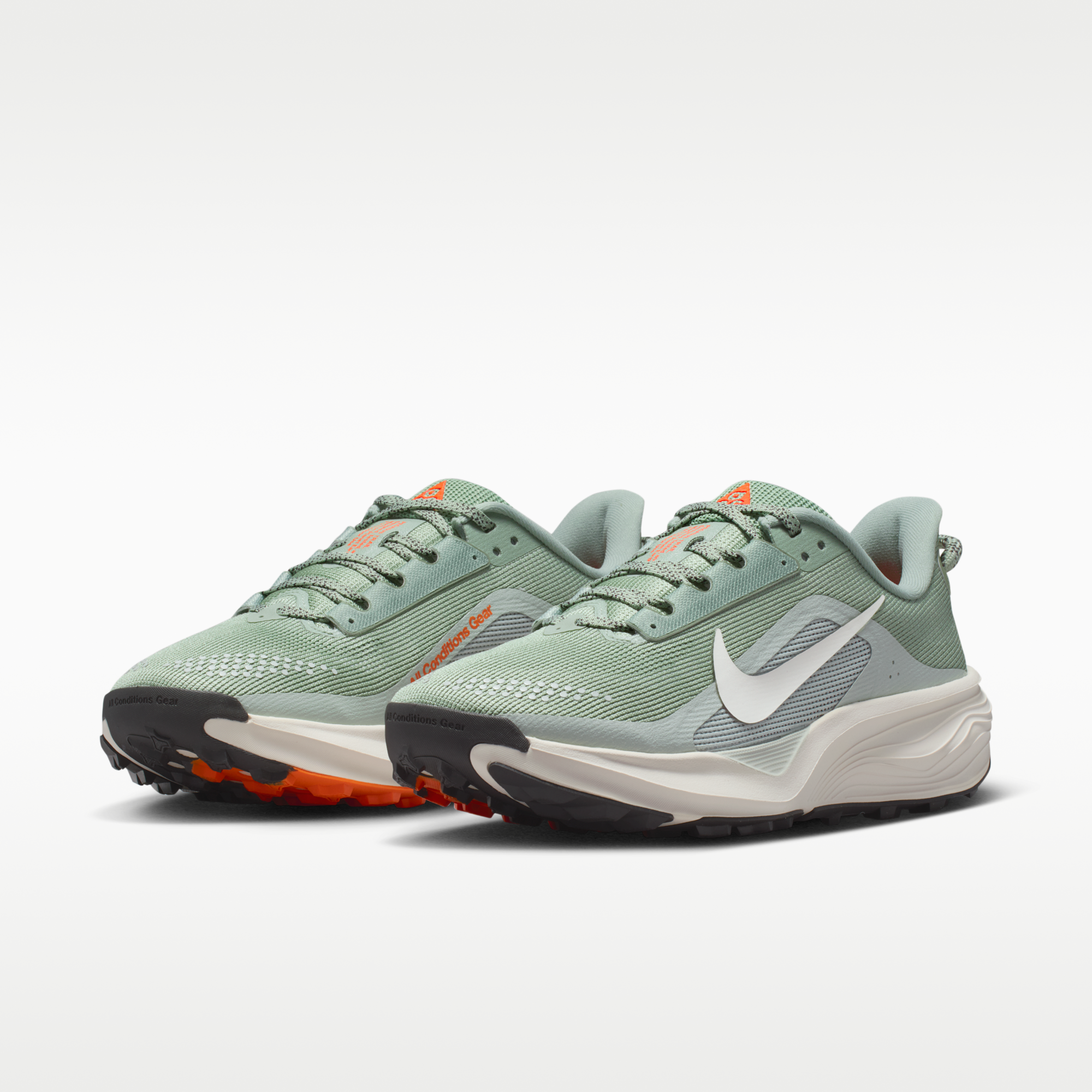 Nike ACG Pegasus Trail - Jade Horizon/Light Silver/Safety Orange/Phantom - 6