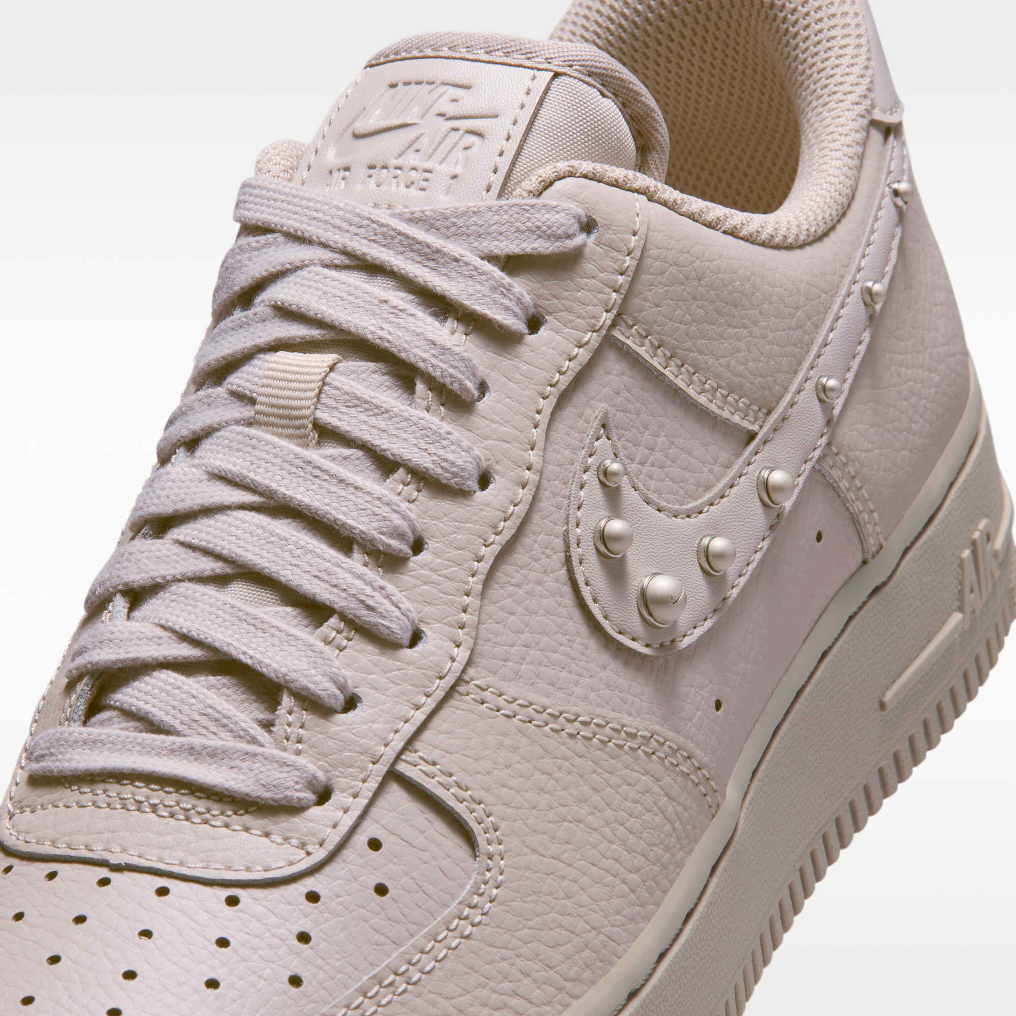 Nike Air Force 1 '07 - Cream II/Metallic Silver/Λευκό/Cream II - 7