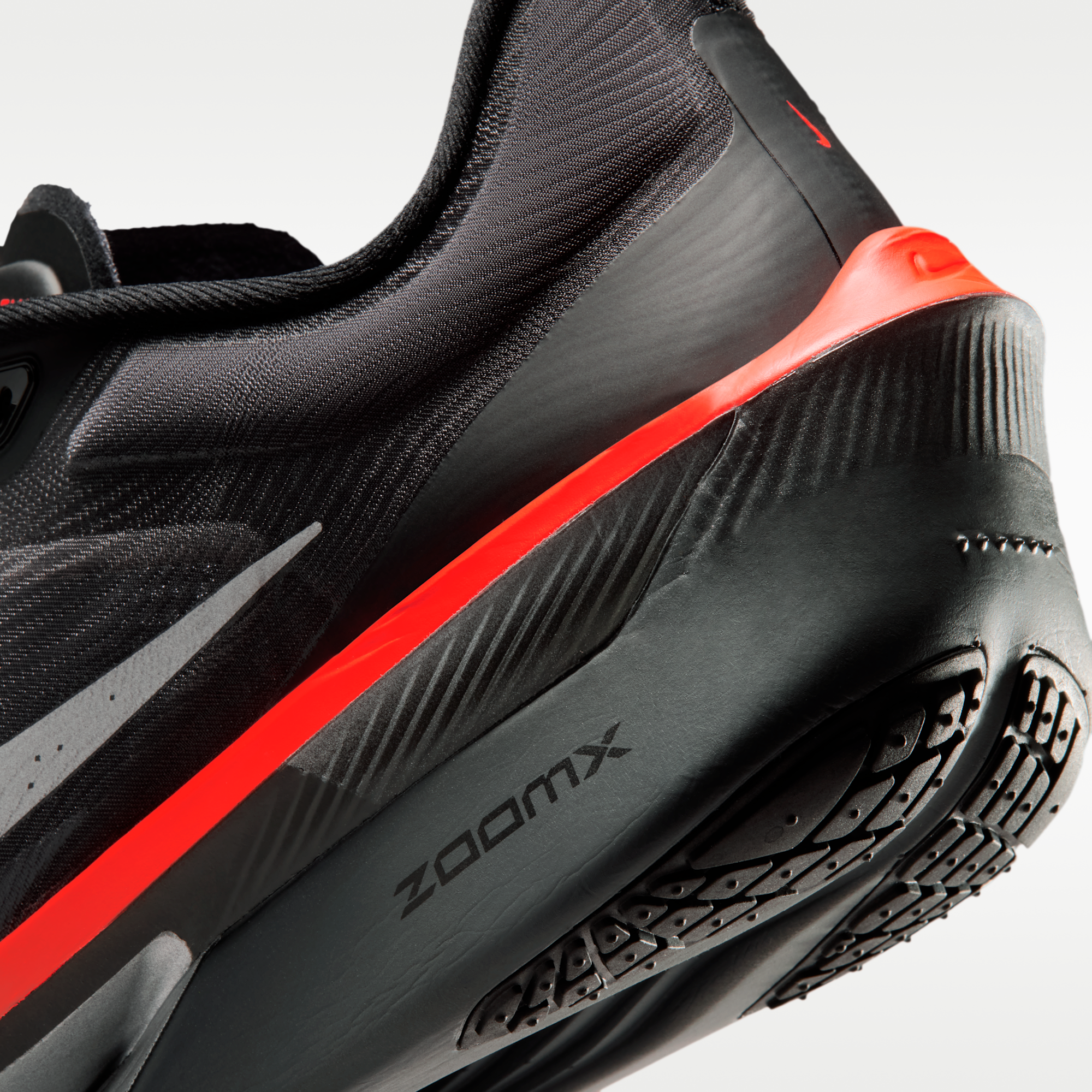 Nike Zoom Fly 6 - Μαύρο/Bright Crimson/Wolf Grey/Metallic Silver - 8