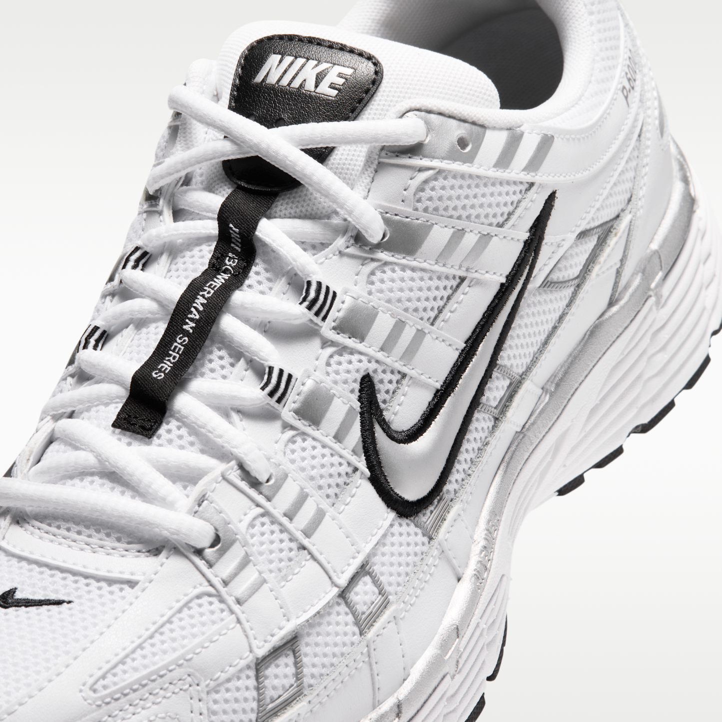 Nike P-6000 - Λευκό/Μαύρο/Metallic Silver - 7