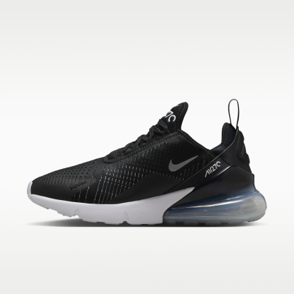 Nike Air Max 270 - Μαύρο/Λευκό/Metallic Silver - 1