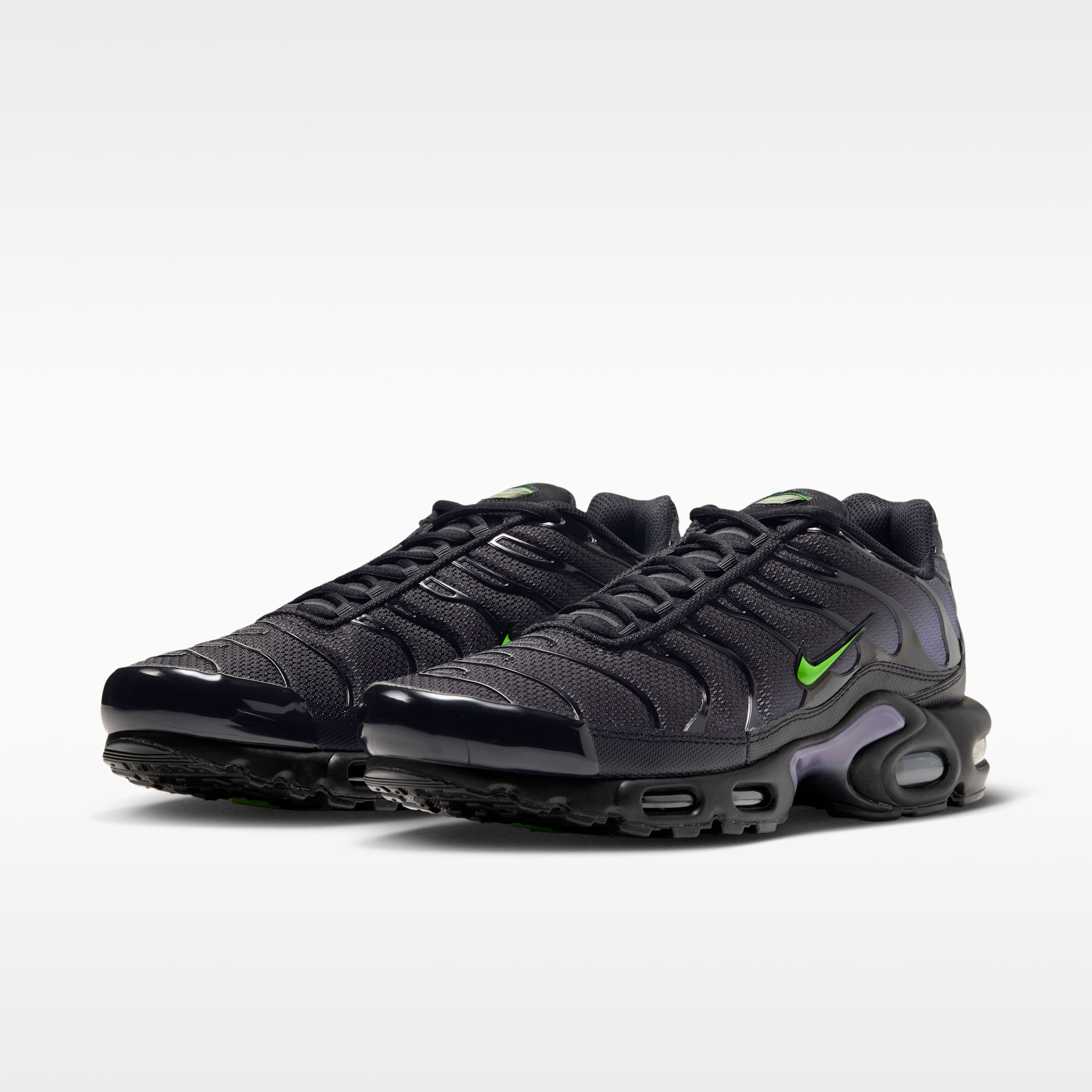 Nike Air Max Plus - Μαύρο/Canyon Purple/Electric Green - 5