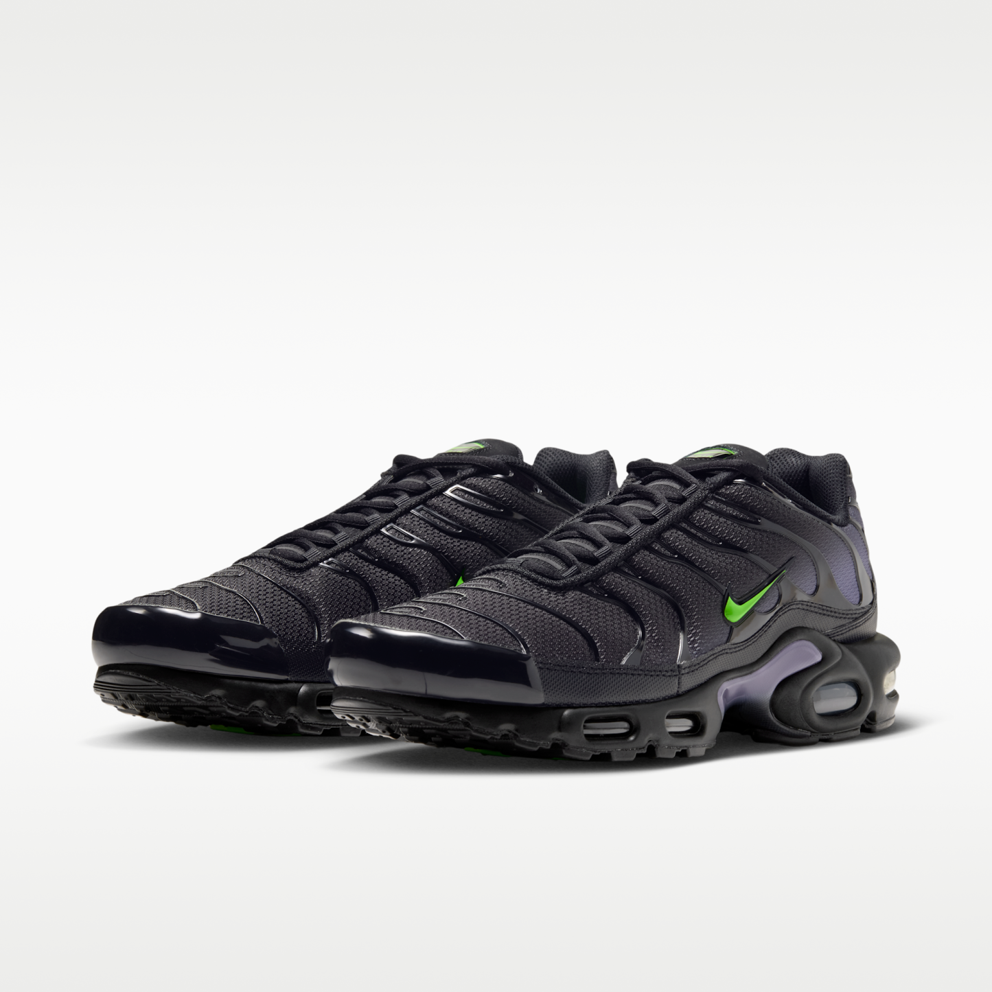 Nike Air Max Plus - Μαύρο/Canyon Purple/Electric Green - 5