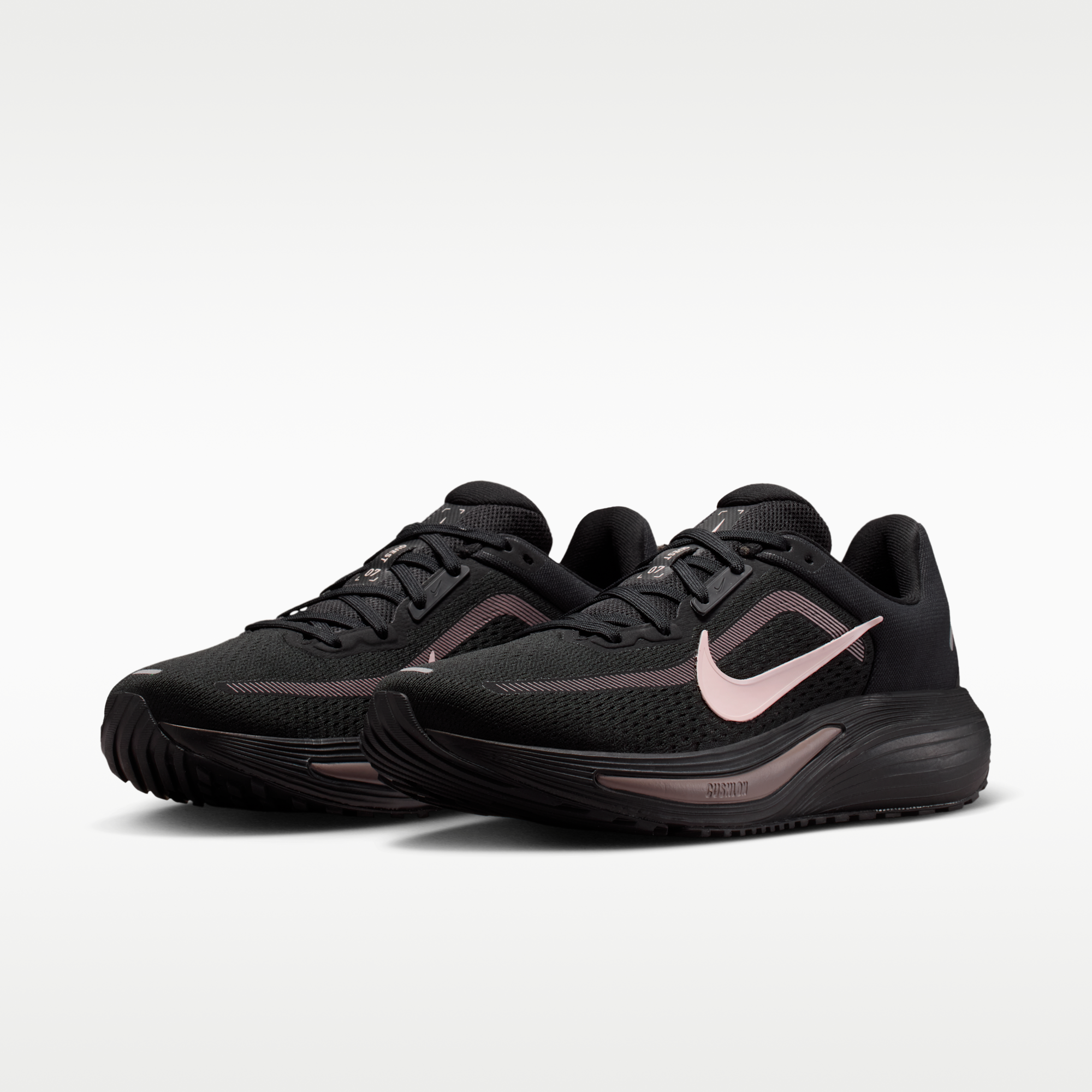 Nike Quest 7 - Μαύρο/Taupe Haze/Silt Red - 5