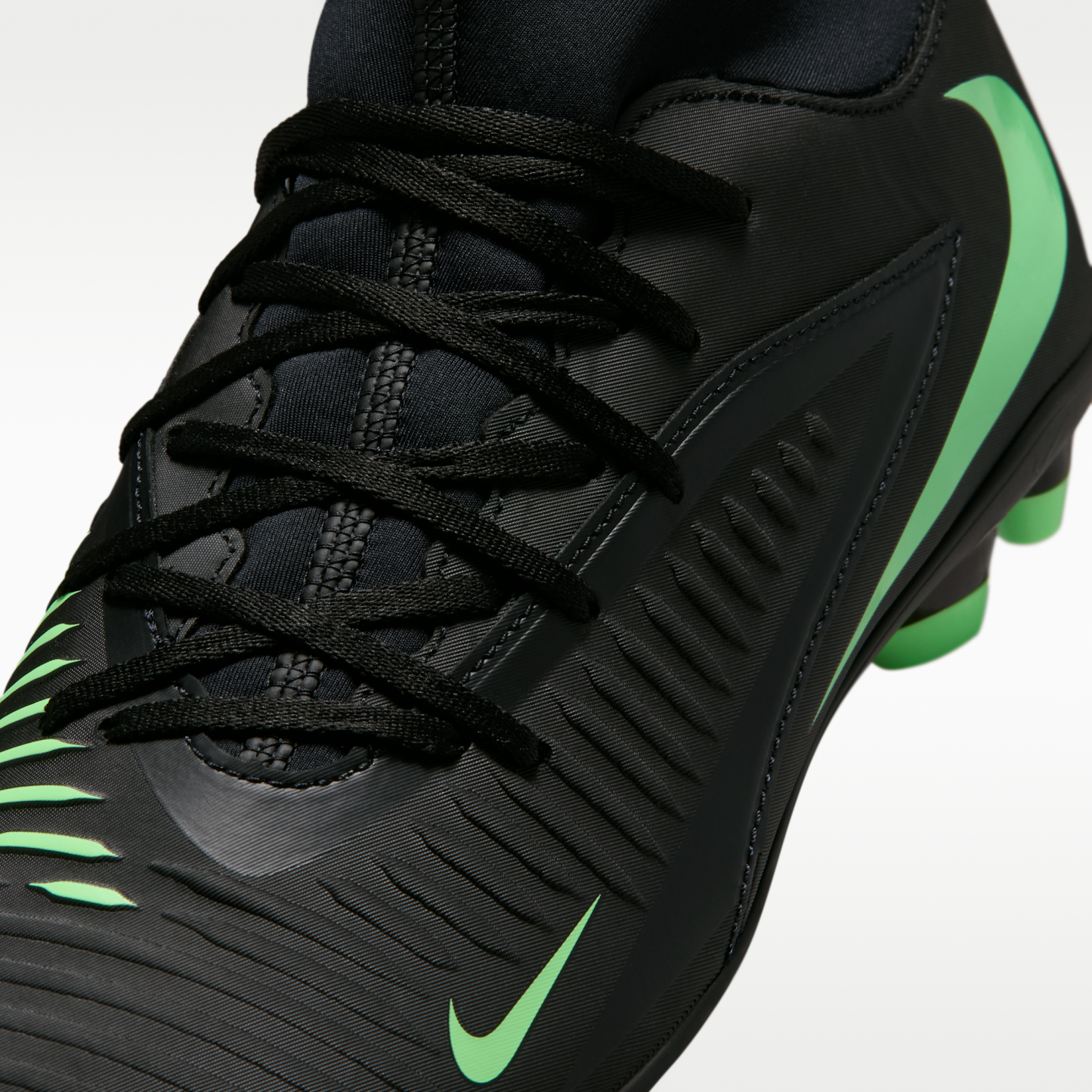 Nike Phantom 6 High Club - Μαύρο/Μαύρο/Illusion Green (HQ2275-001) - 8