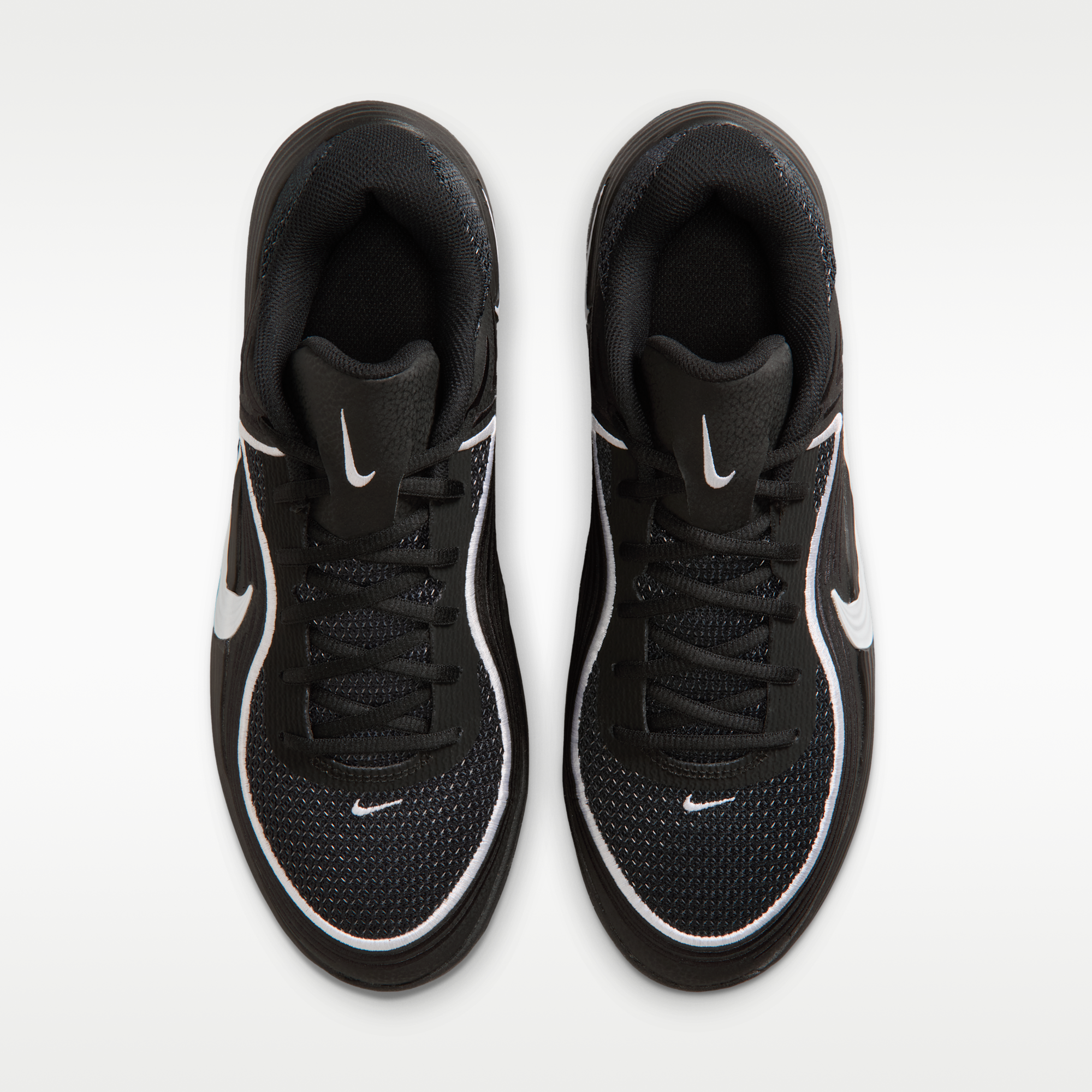 Nike Precision 8 Low - Μαύρο/Λευκό/Λευκό - 4
