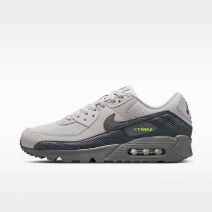 Nike Air Max 90 Premium - Light Smoke Grey/Smoke Grey/Volt/Iron Grey - 1