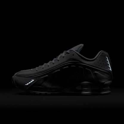 Nike Shox R4 - Λευκό/Λευκό/Bright Crimson/Metallic Silver - 12