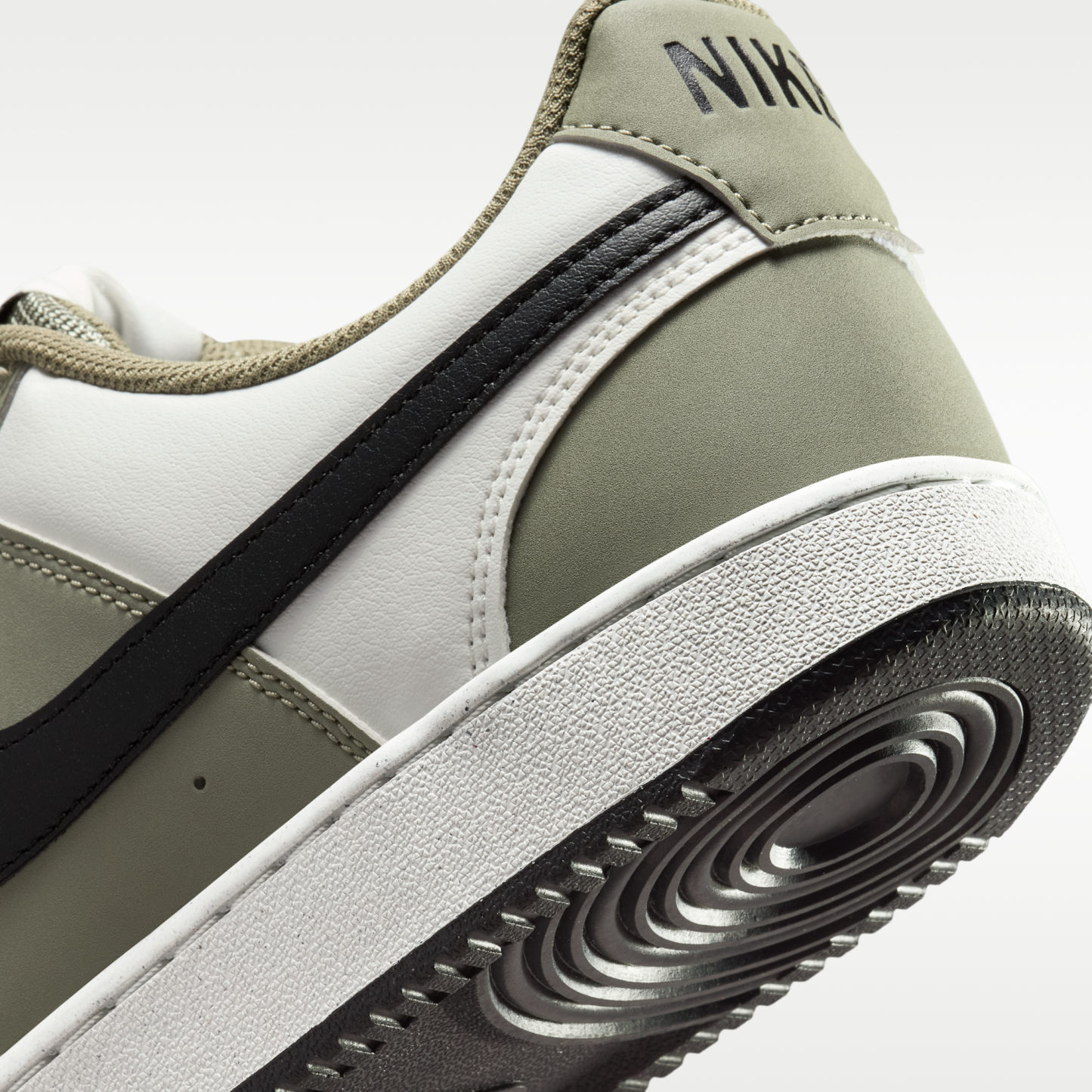 Nike Court Vision Low - Summit White/Silver Sage/Μαύρο - 8