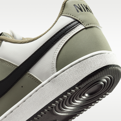 Nike Court Vision Low - Summit White/Silver Sage/Μαύρο - 8