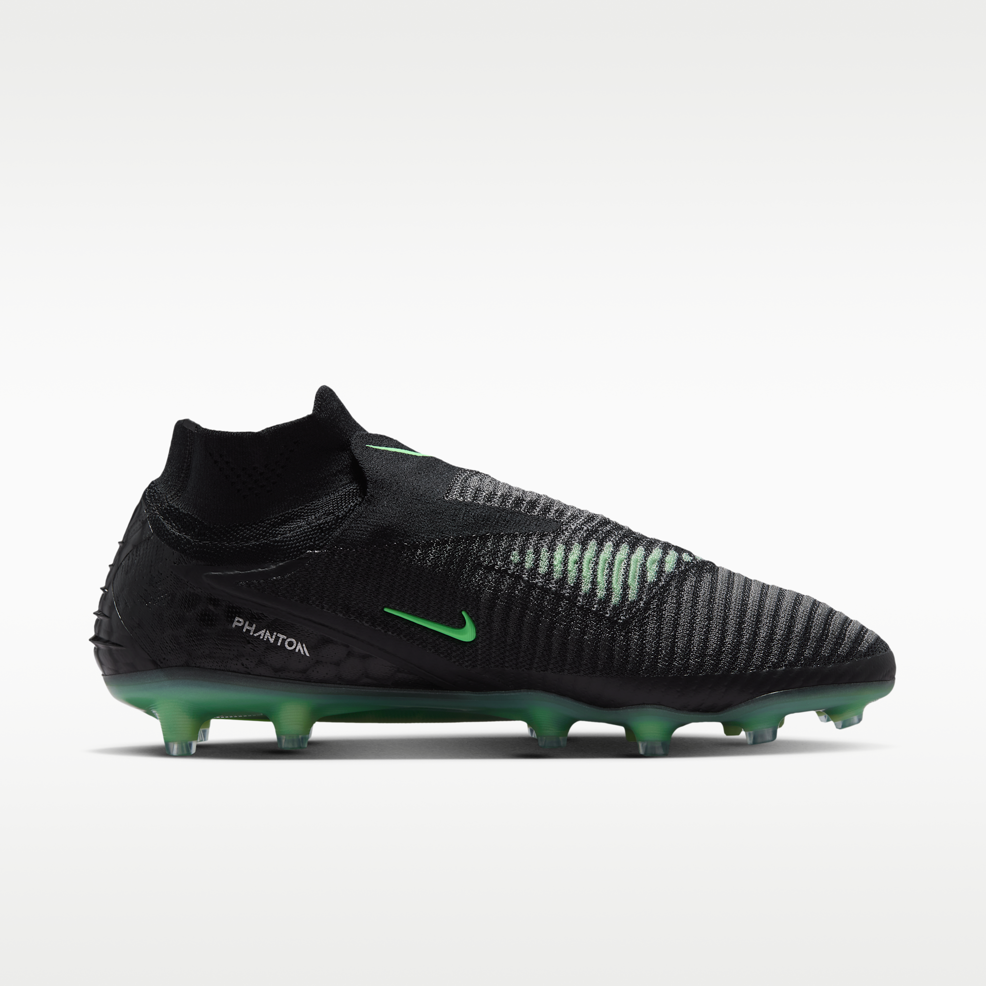 Nike Phantom 6 High Elite - Μαύρο/Μαύρο/Illusion Green (HQ2329-001) - 3