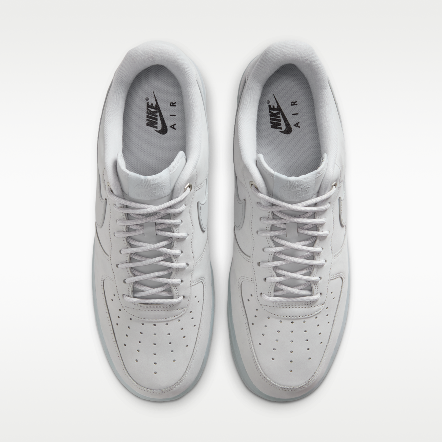 Nike Air Force 1 '07 WB - Wolf Grey/Μαύρο/Wolf Grey - 4