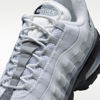Nike Air Max 95 Big Bubble - Μαύρο/Pure Platinum/Wolf Grey/Λευκό - 7