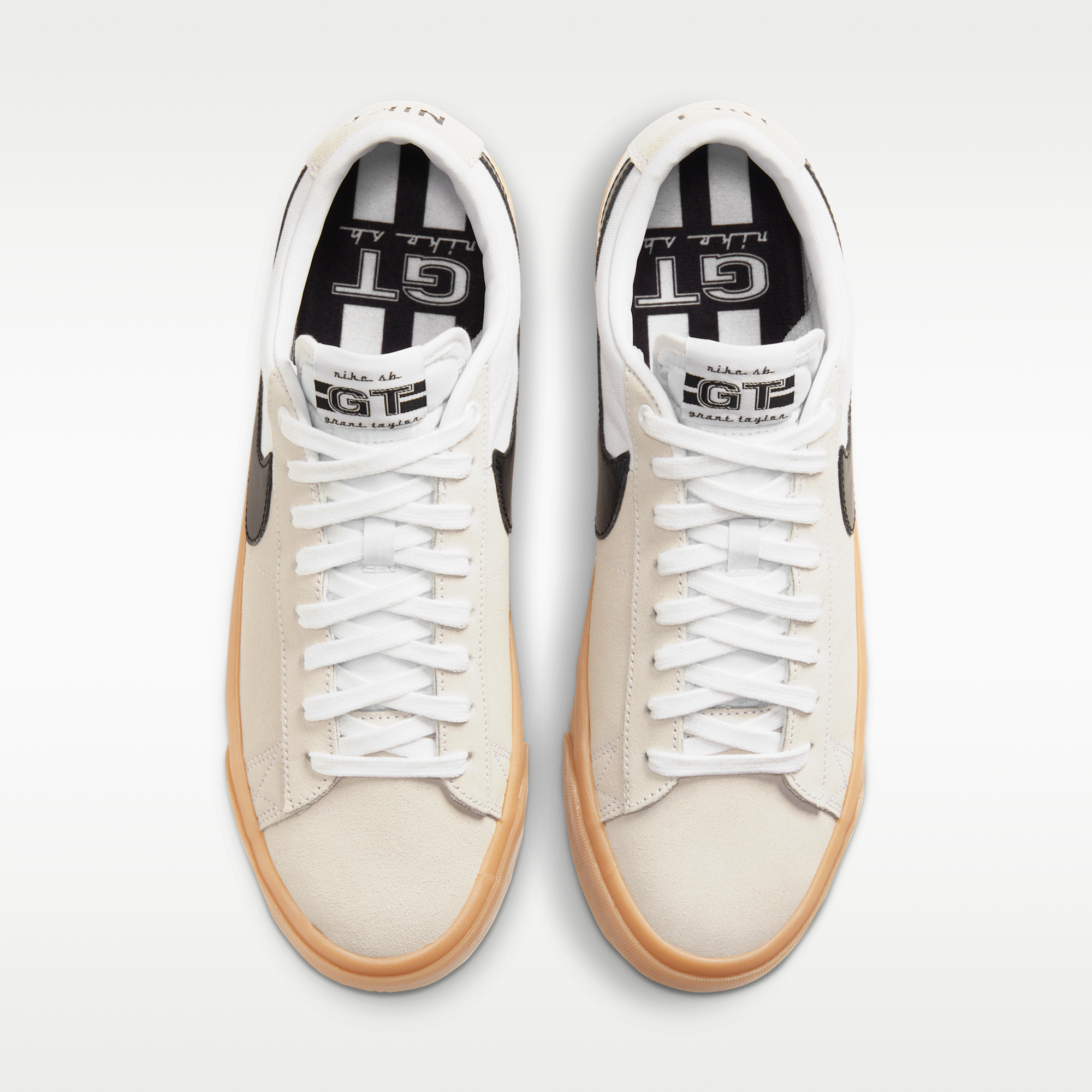 Nike SB Zoom Blazer Low Pro GT - Λευκό/Λευκό/Λευκό/Μαύρο - 4