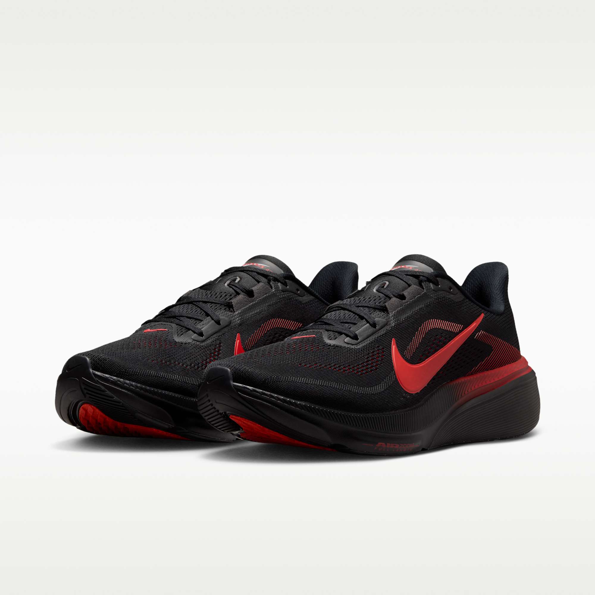 Nike Pegasus 42 - Μαύρο/University Red/Wolf Grey/Bright Crimson - 5