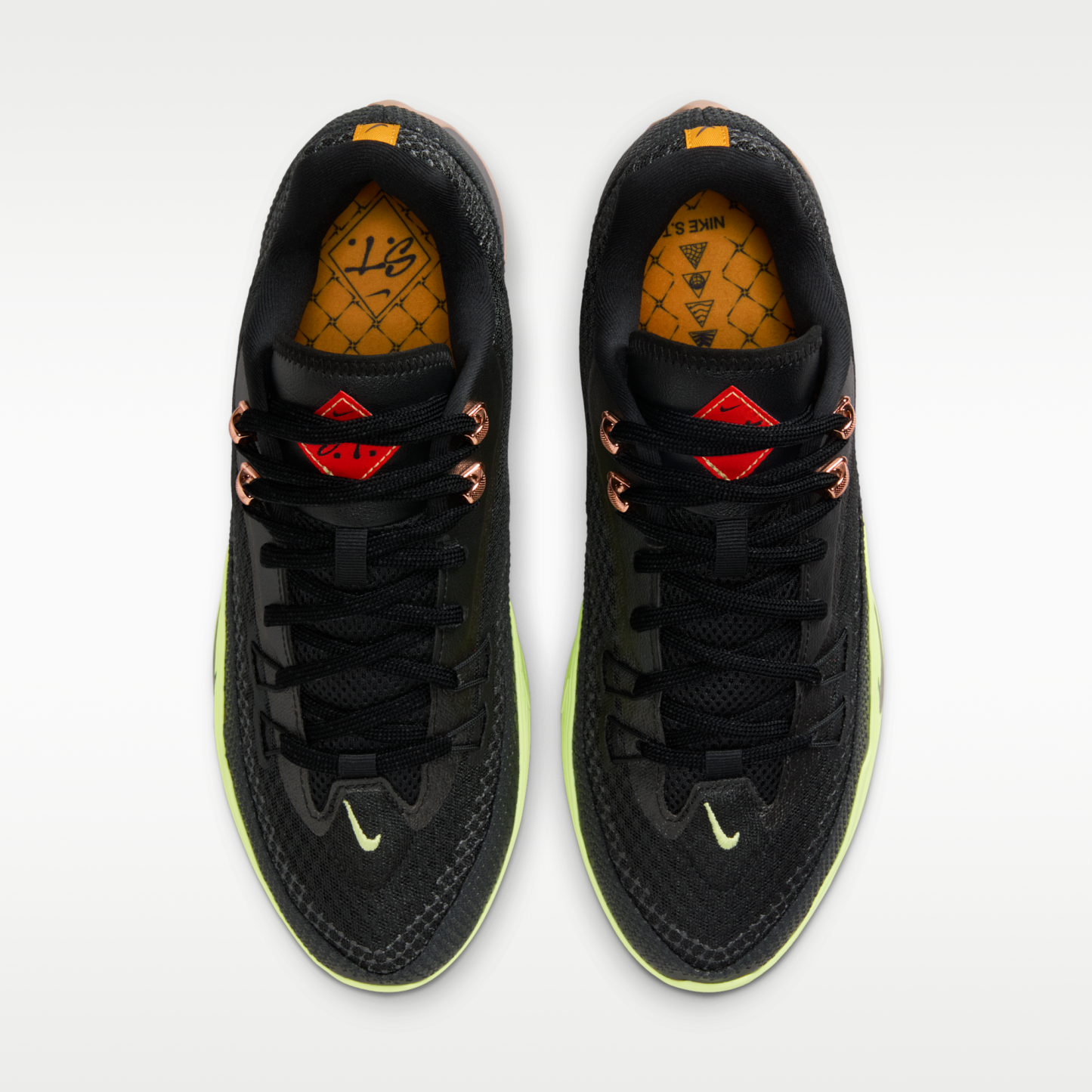 Nike Street Flare - Μαύρο/Light Lemon Twist/Desert Dust/Μαύρο - 4