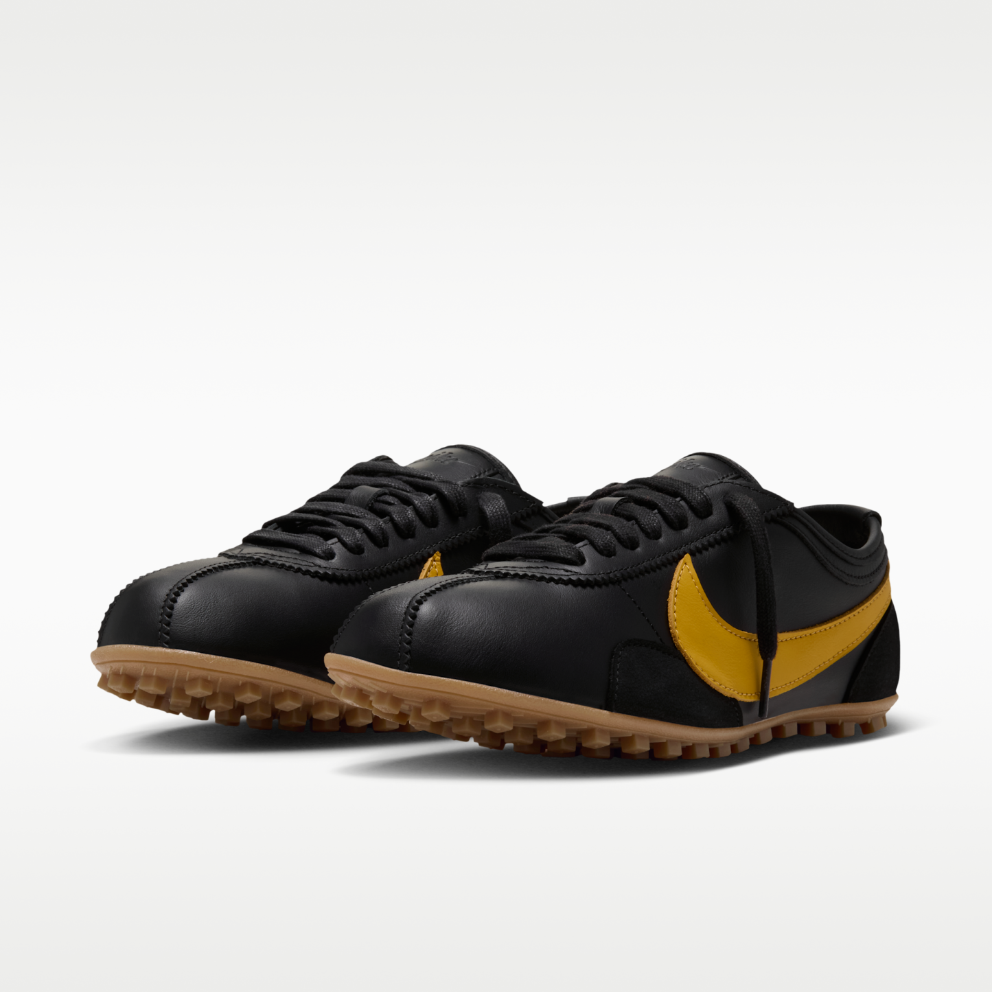 Nike Moon Shoe OG Leather - Μαύρο/Gum Light Brown/Pale Ivory/Yellow Ochre - 5