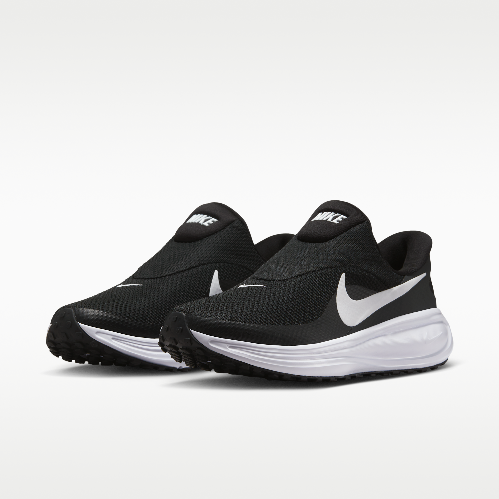 Nike Revolution 8 EasyOn - Μαύρο/Anthracite/Wolf Grey/Λευκό - 5
