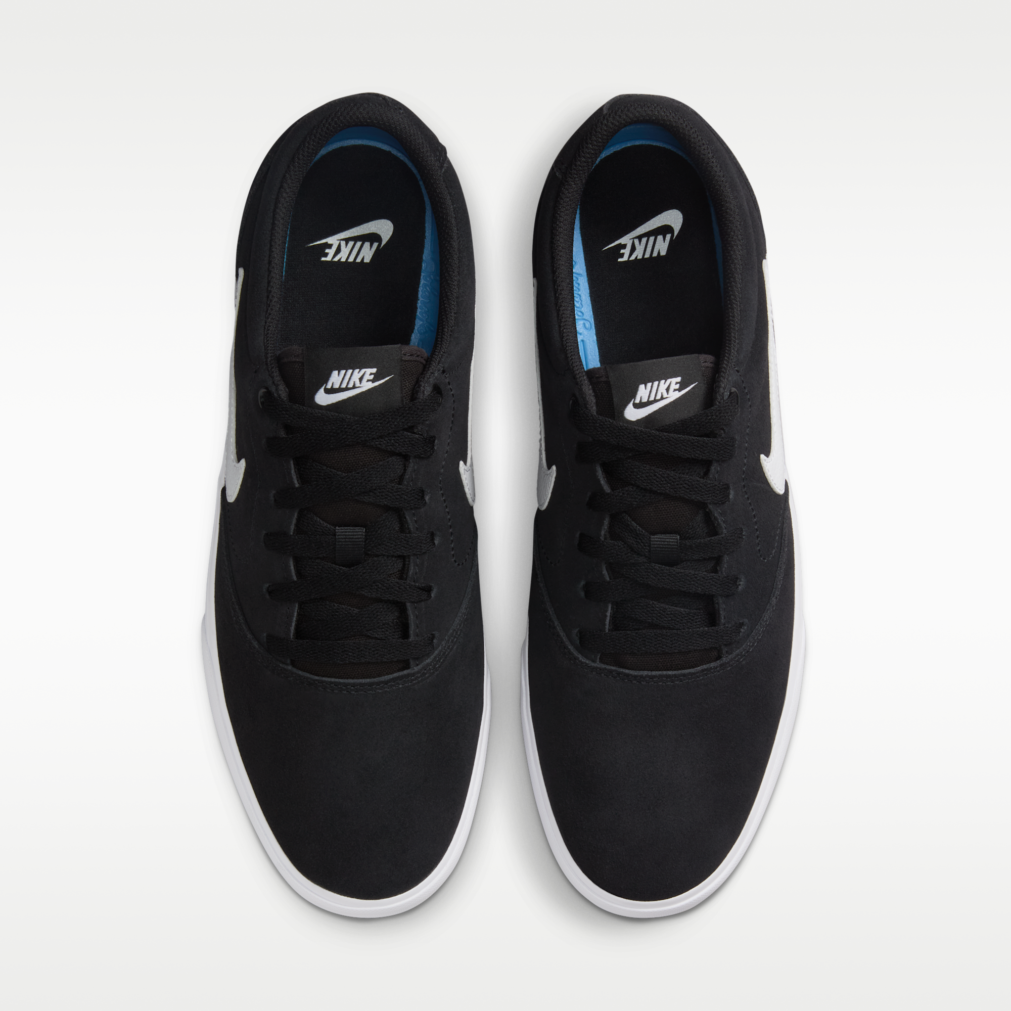 Nike Charge Suede - Μαύρο/Μαύρο/Λευκό - 4