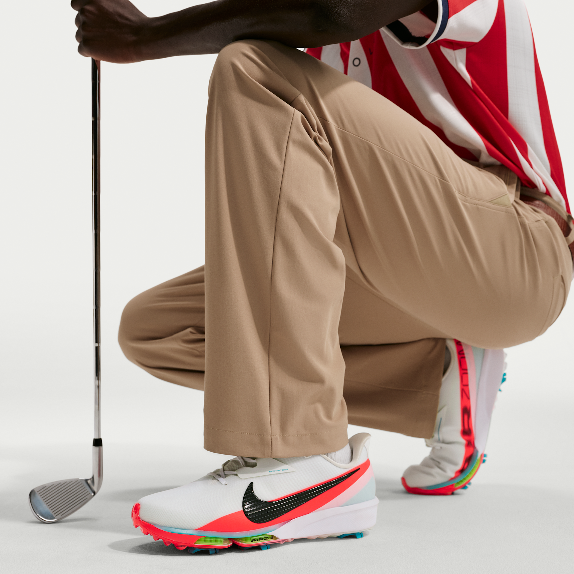 Nike NEXT% TOUR 3 - Summit White/Bright Crimson/Dusty Cactus/Μαύρο - 10